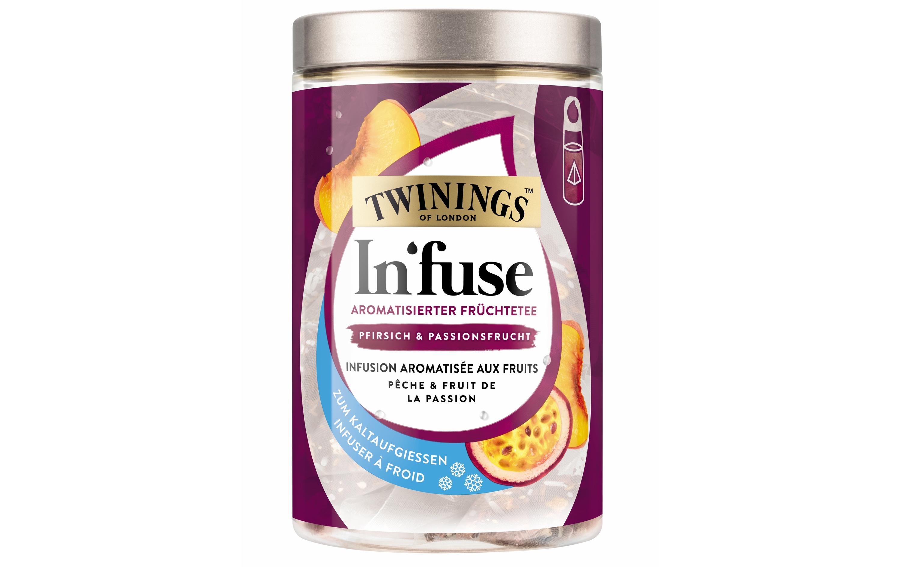 Twinings Teebeutel Infuse Pfirsich & Passionsfrucht 12 Stück
