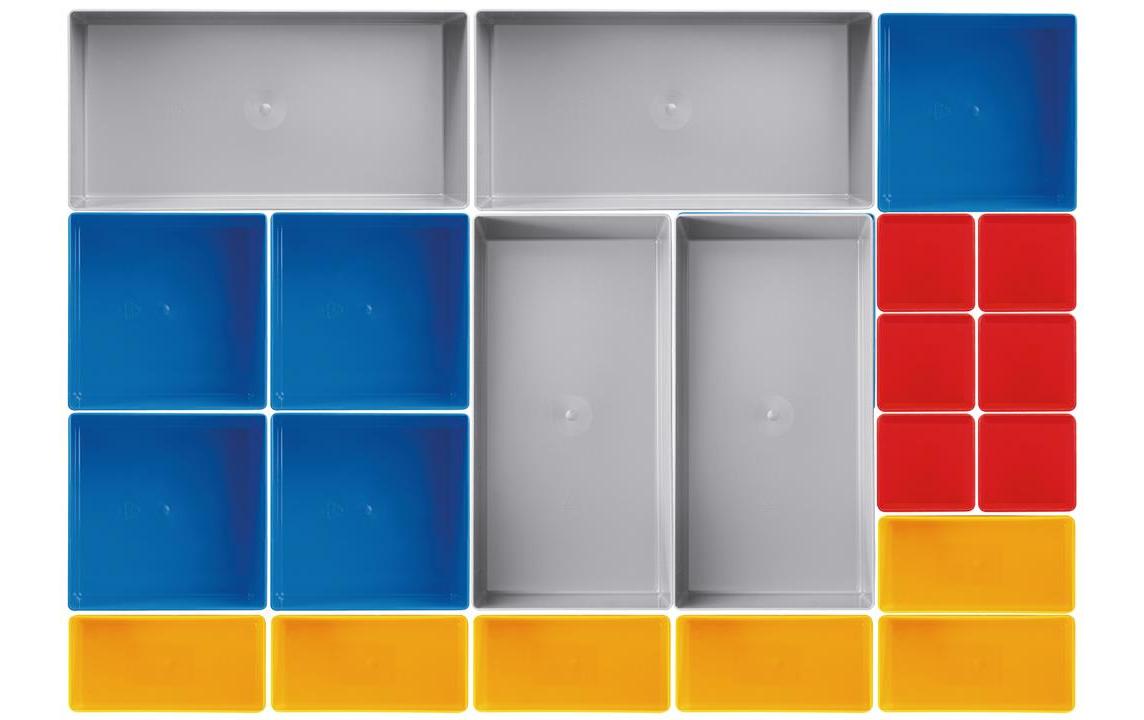 Kraftwerk Einsatzboxen-Set, 21-teilig, 45 mm hoch Kraftwerk Einsatzboxen-Set, 21-teilig, 45 mm hoch