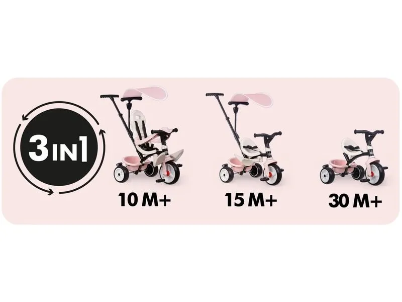 Smoby Dreirad Baby Balade Rosa Smoby Dreirad Baby Balade Rosa