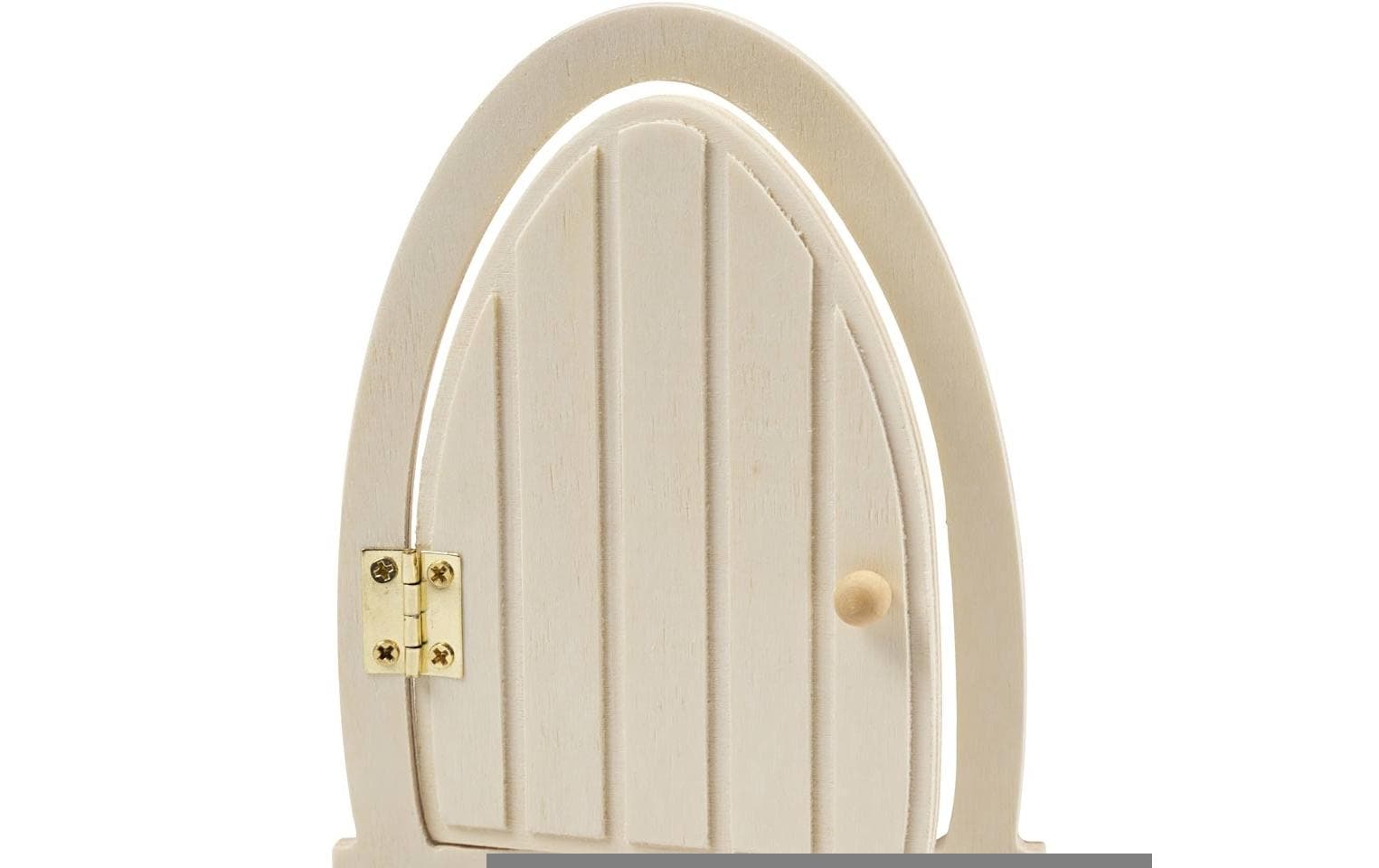 Creativ Company Mini-Utensilien Elfentür / Wichteltür 13 x 10 cm, oval