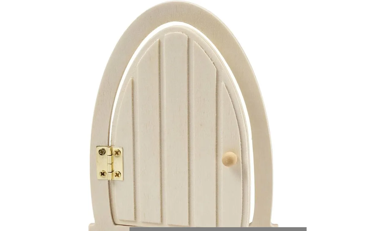Creativ Company Mini-Utensilien Elfentür / Wichteltür 13 x 10 cm, oval