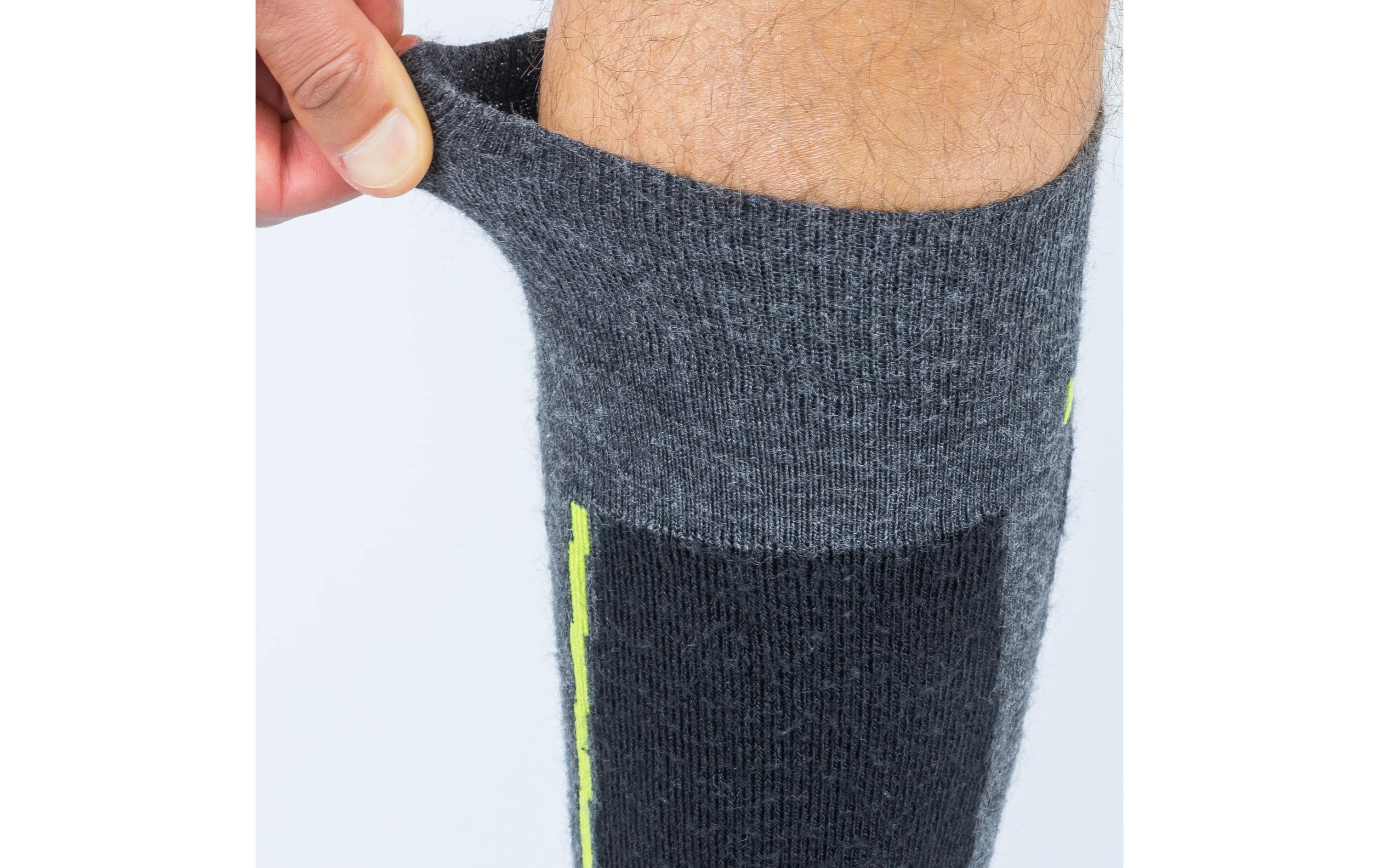 Merino & More Wandersocken Unisex 45-47, Grau