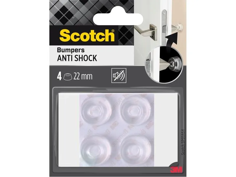 3M Schutzpuffer Anti Shock, Ø 22 mm, Transparent, 4er Pack 3M Schutzpuffer Anti Shock, Ø 22 mm, Transparent, 4er Pack