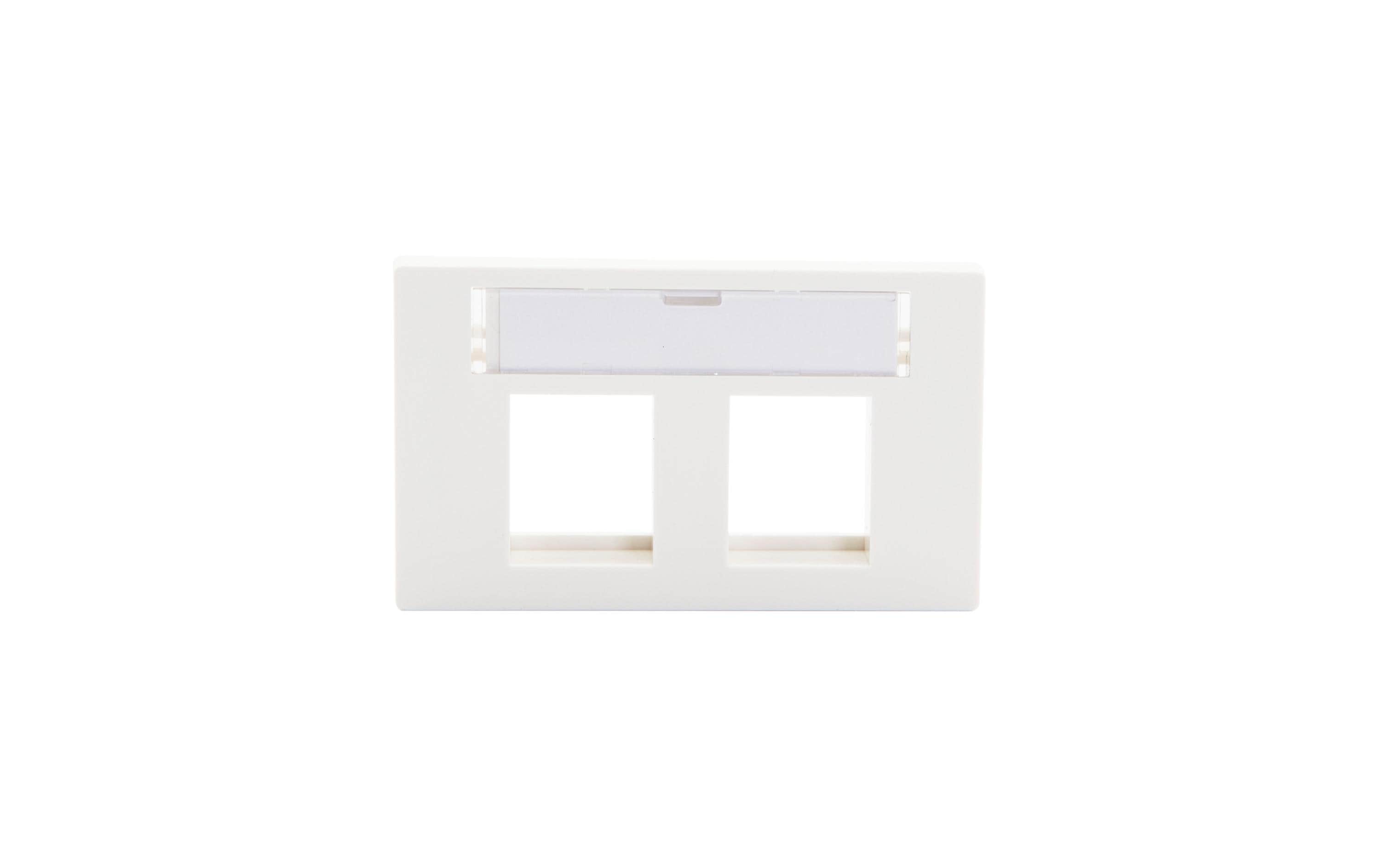 Dätwyler IT Infra Anschlussmodul FLF mit SF, 2x Keystone Dätwyler IT Infra Anschlussmodul FLF mit SF, 2x Keystone