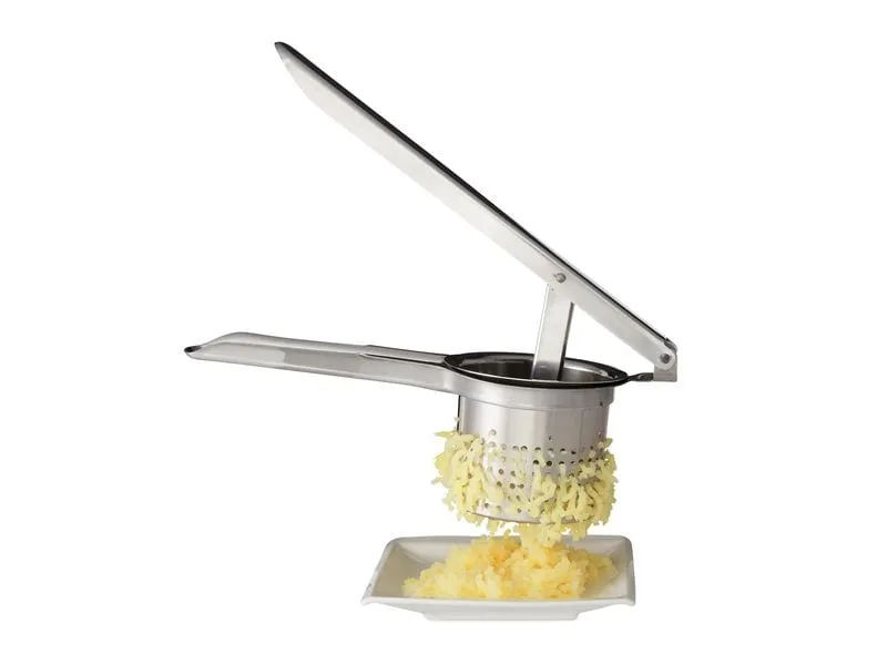 relaxdays Spätzle- und Kartoffelpresse Silber relaxdays Spätzle- und Kartoffelpresse Silber