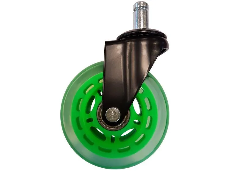 LC-Power Gaming Stuhlrollen 5er Set Grün LC-Power Gaming Stuhlrollen 5er Set Grün