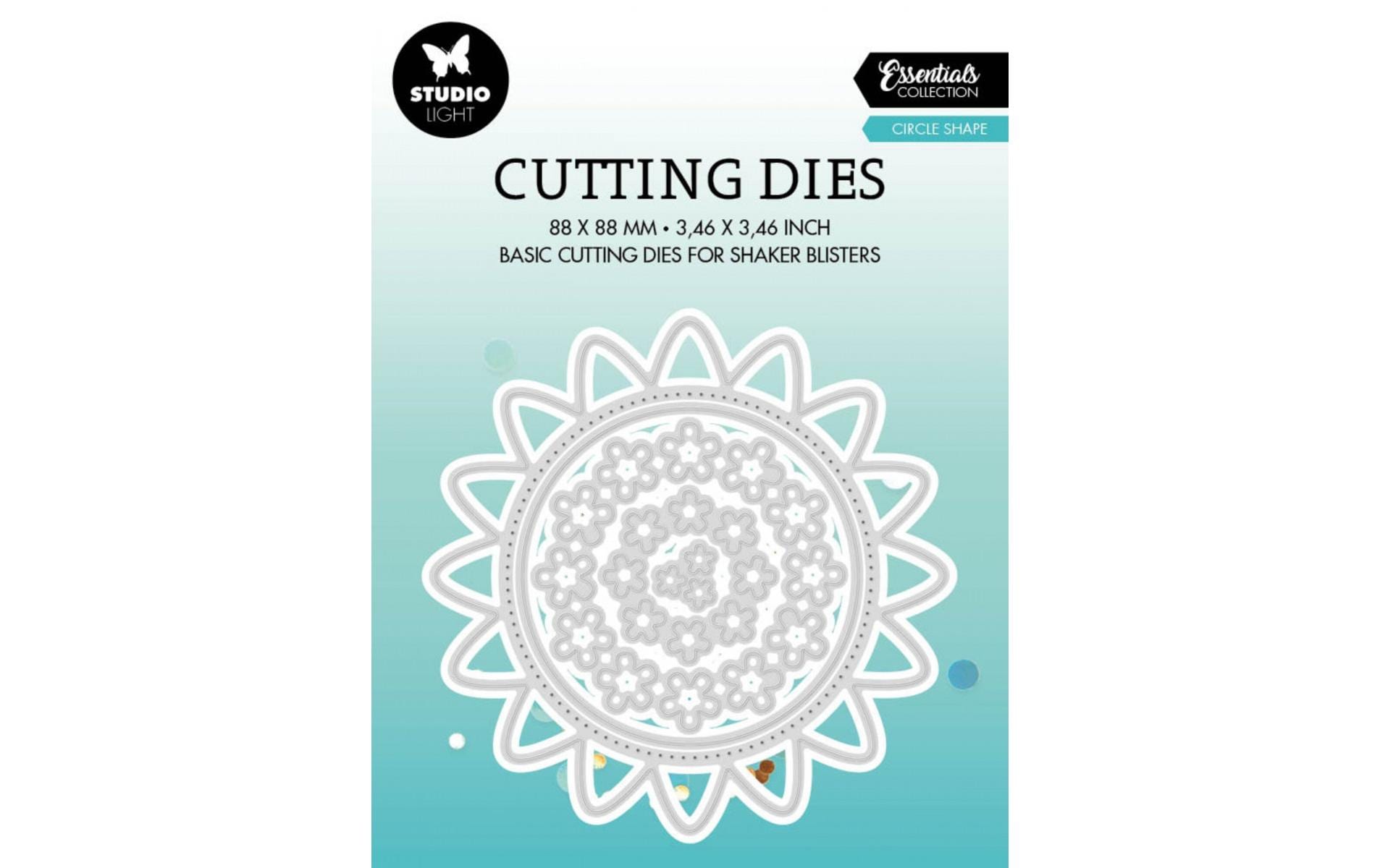 Studio Light Stanzschablone Kreisornamente Essentials 88x88x1 mm, 5 Stück Studio Light Stanzschablone Kreisornamente Essentials 88x88x1 mm, 5 Stück