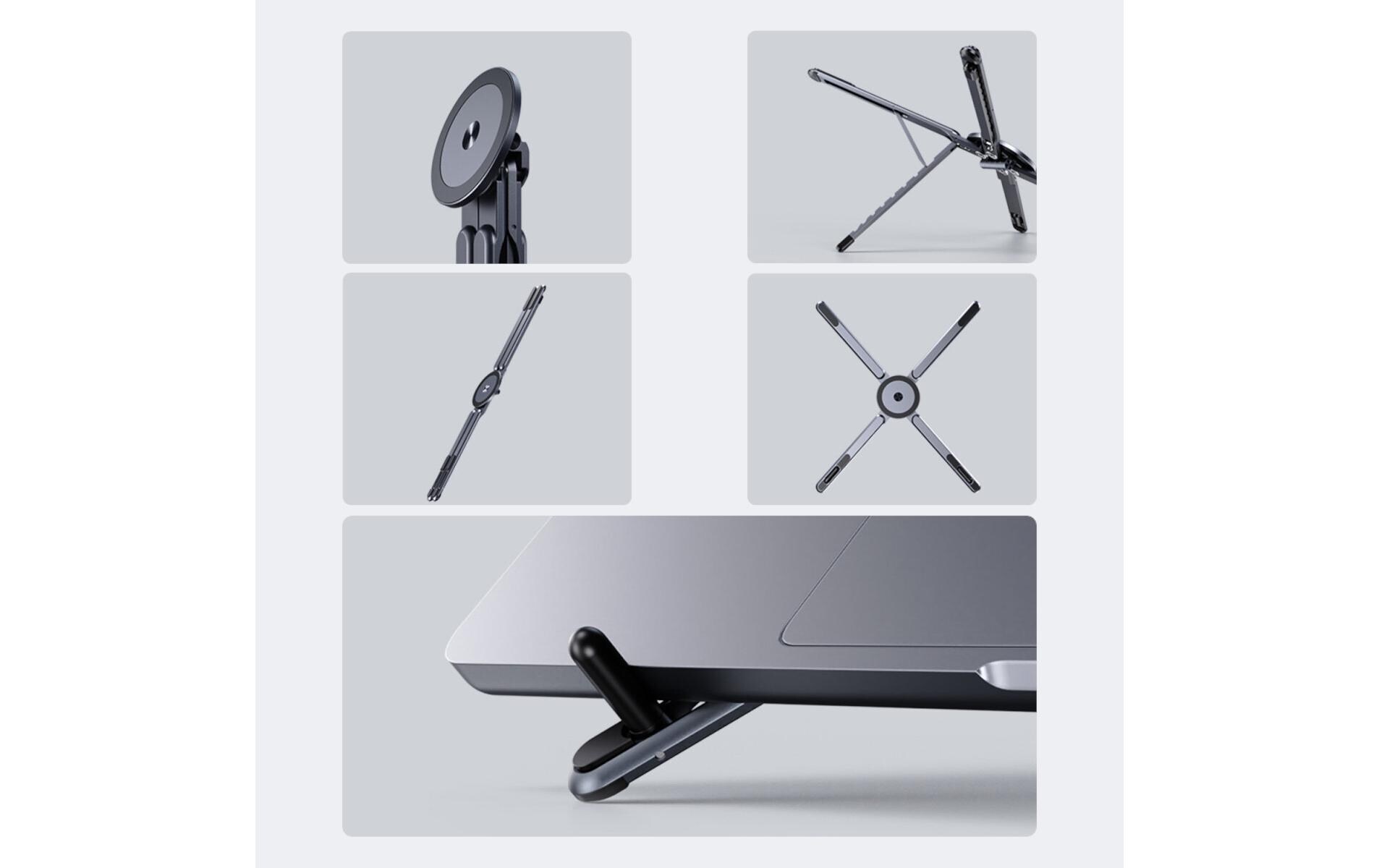 4smarts Multi-Stand, Space Grau 17.3