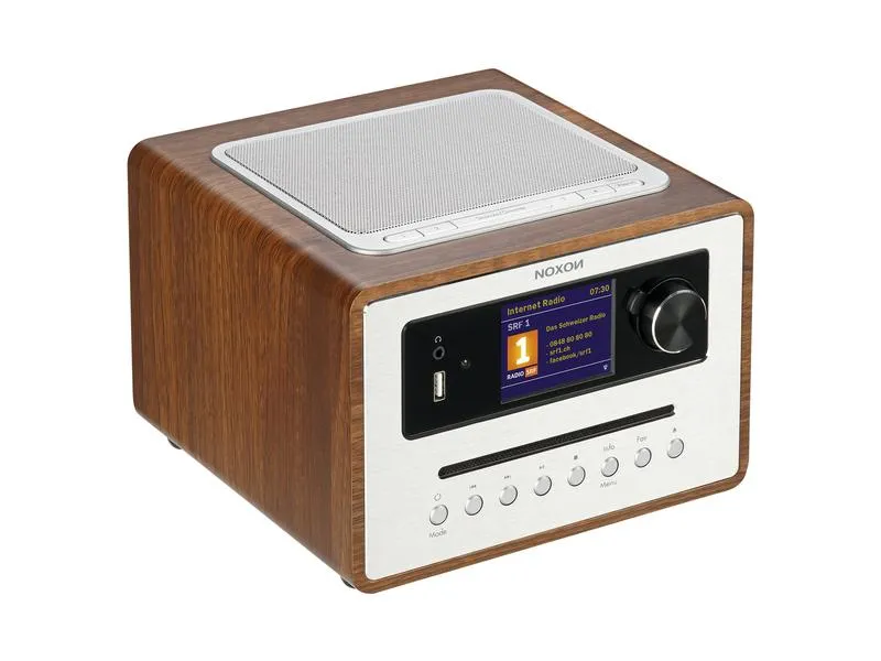 Noxon DAB+ Radio IRadio 500 CD – Walnuss Noxon DAB+ Radio IRadio 500 CD – Walnuss
