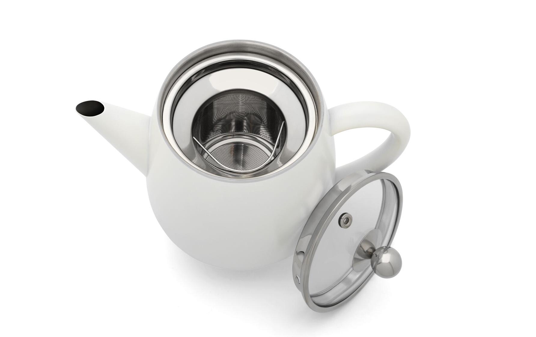 Bredemeijer Teekanne Duet Eva 1.1 Liter, Weiss