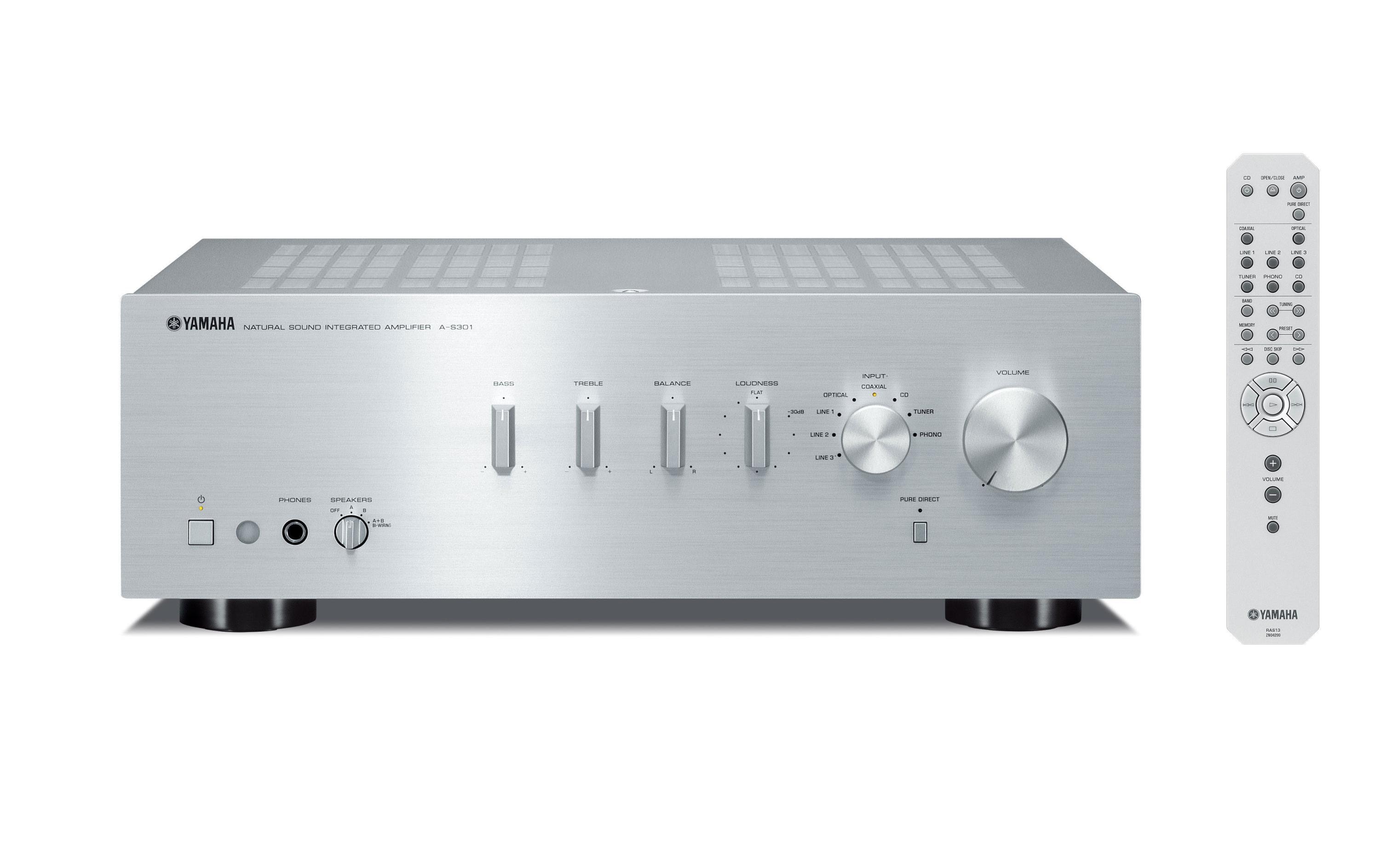 Yamaha Stereo-Verstärker A-S301 Silber Yamaha Stereo-Verstärker A-S301 Silber