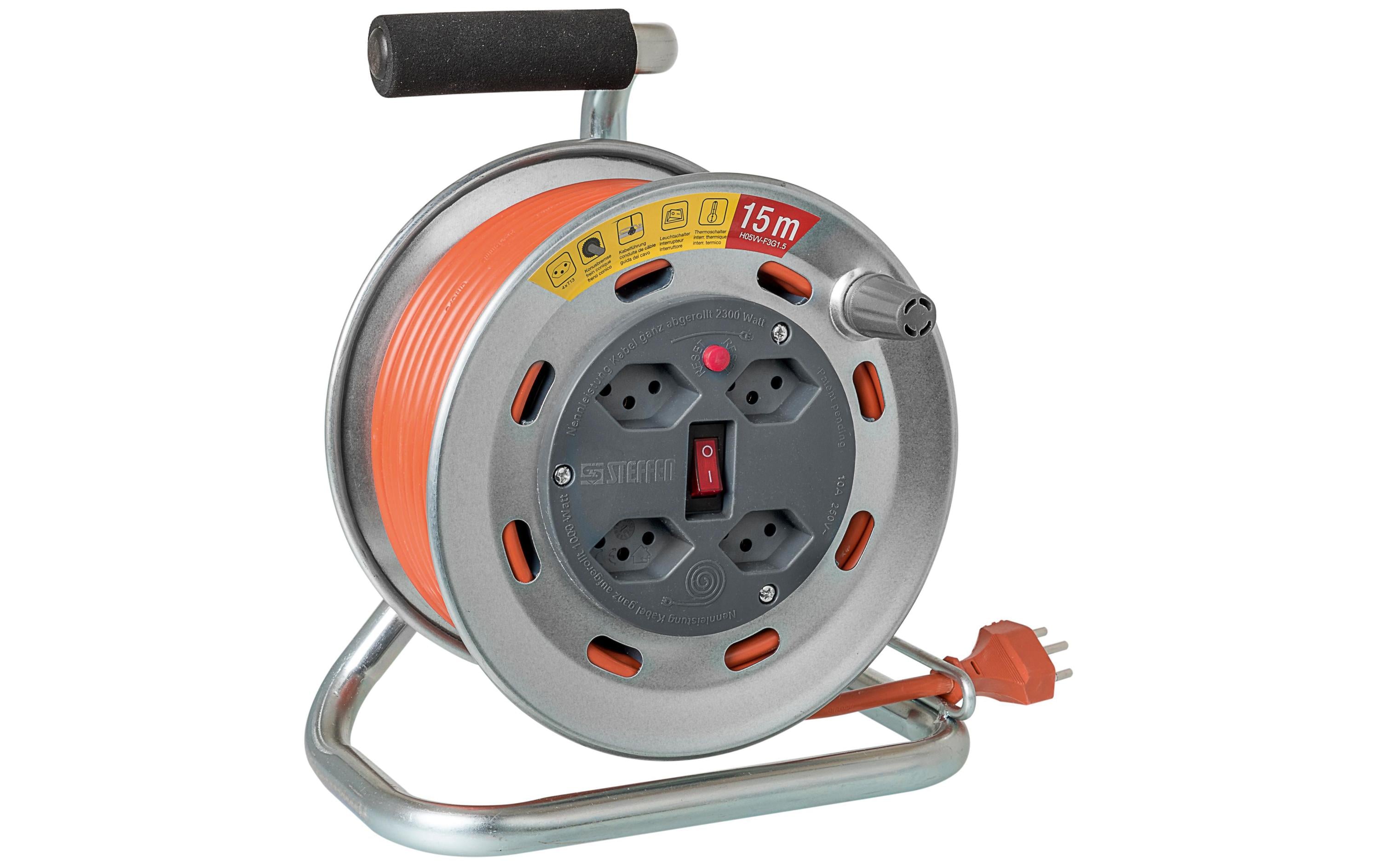 STEFFEN Kabelrolle STERO LOOP 15 m STEFFEN Kabelrolle STERO LOOP 15 m