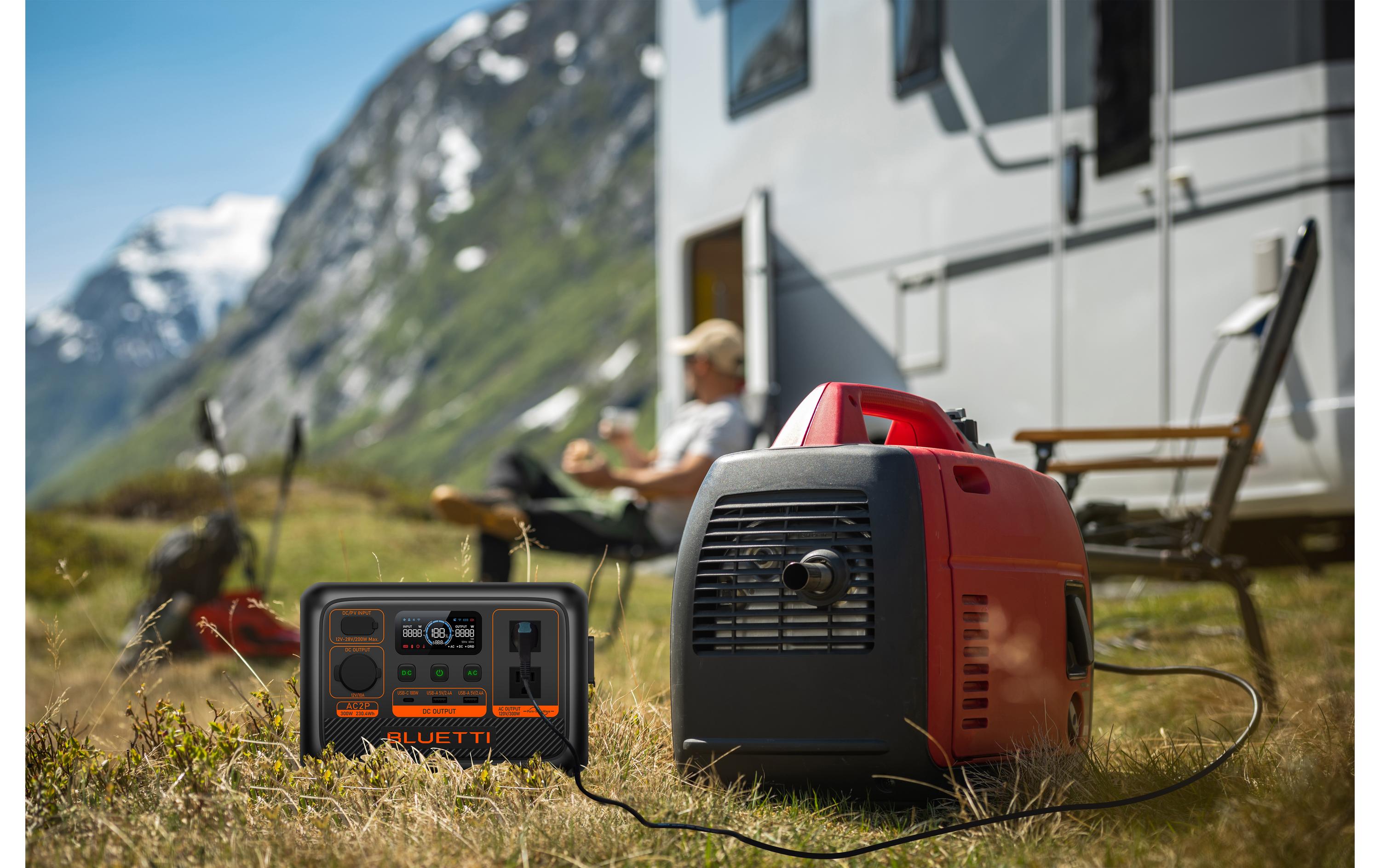 BLUETTI Power Station AC2P 230.4 Wh