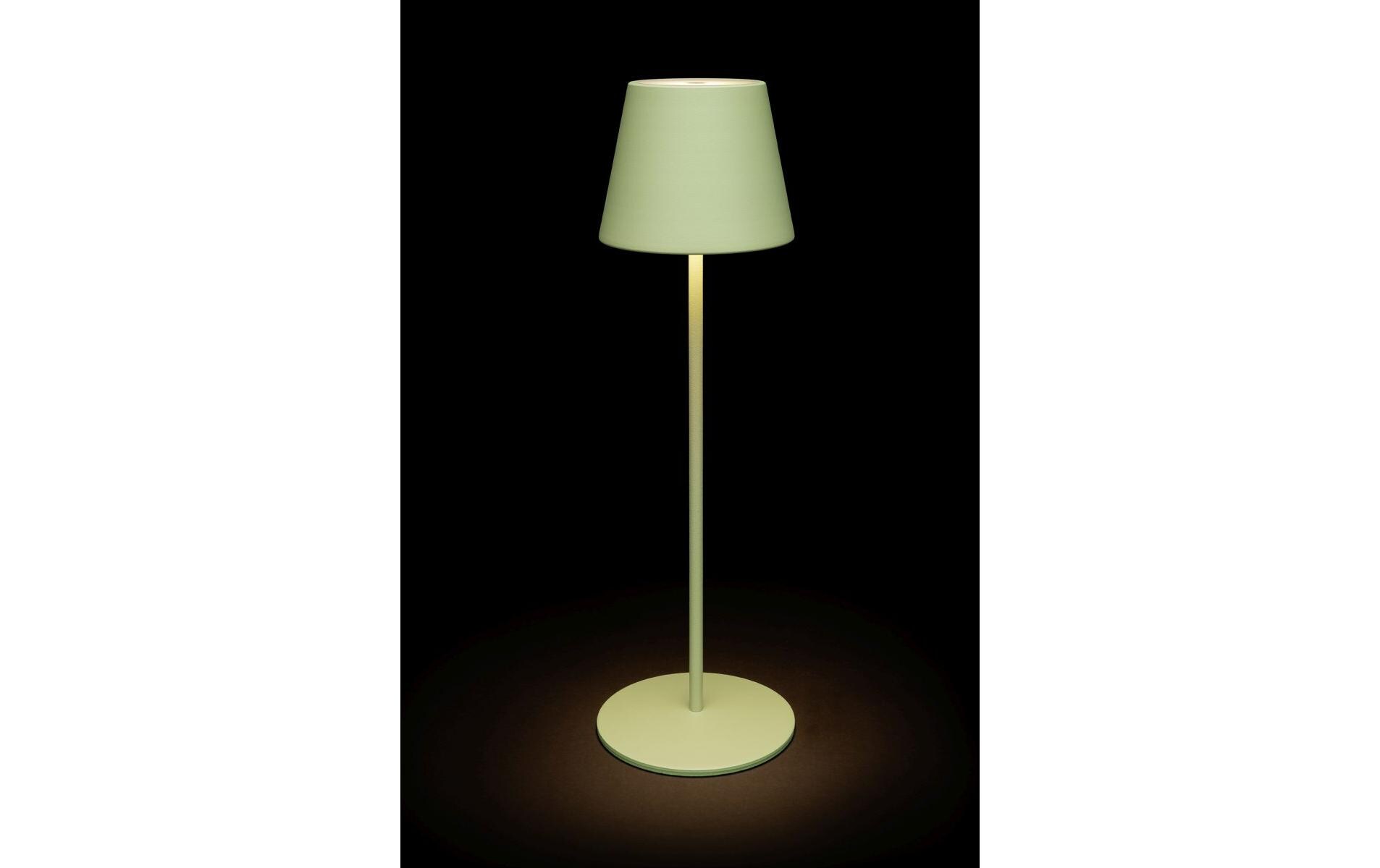 STT Tischleuchte Motion USB Luna, 23 LEDs, Ø 12x38cm, Light Mint