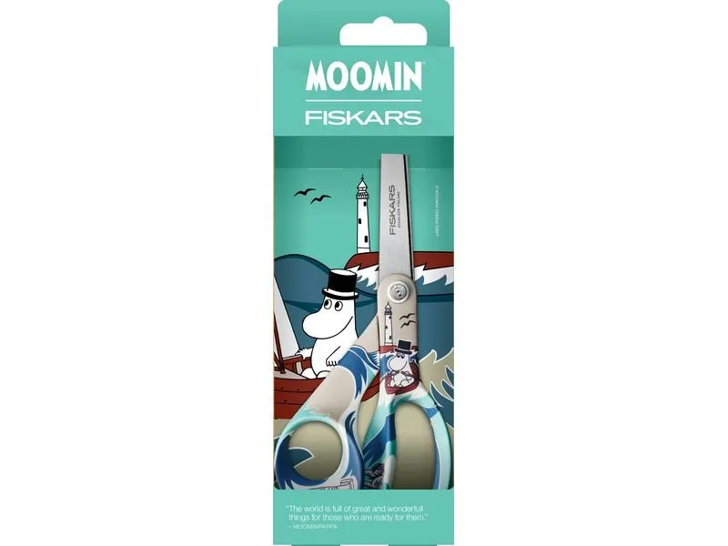 Fiskars Kinderschere Moominpappa 21 cm, Türkis Fiskars Kinderschere Moominpappa 21 cm, Türkis