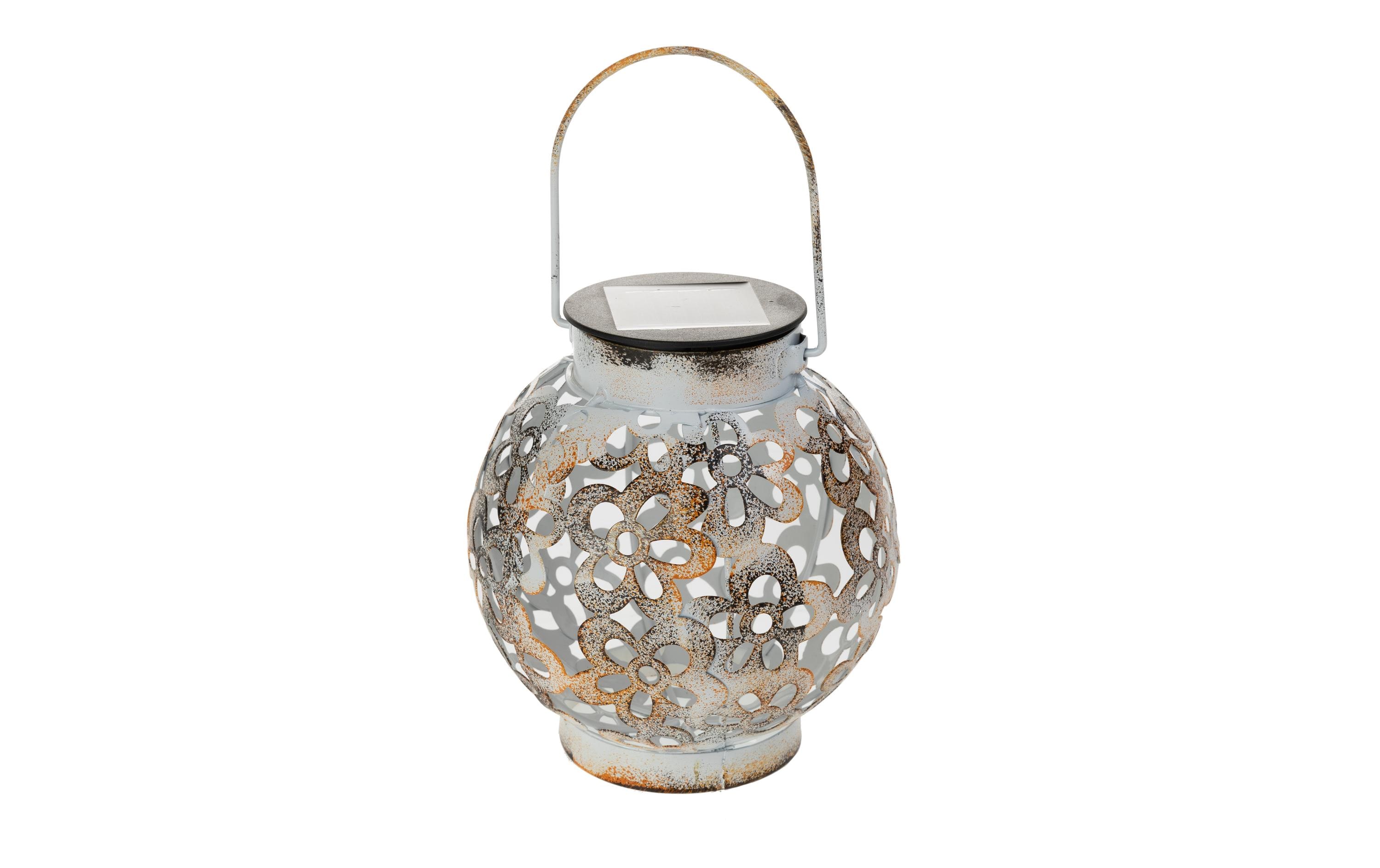 EGLO Leuchten Windlicht SOLAR 48781 Kugel Weiss