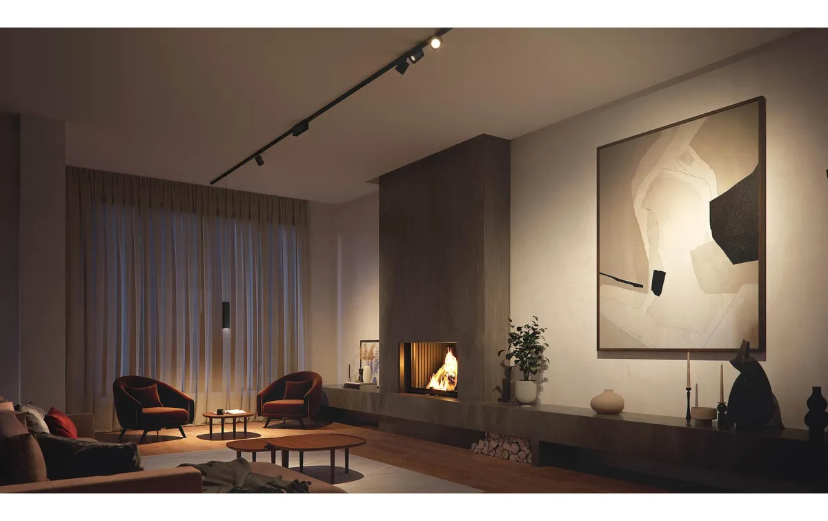 Philips Hue Perifo Basis-Set Deckenleuchte 4 Spots Schwarz Philips Hue Perifo Basis-Set Deckenleuchte 4 Spots Schwarz