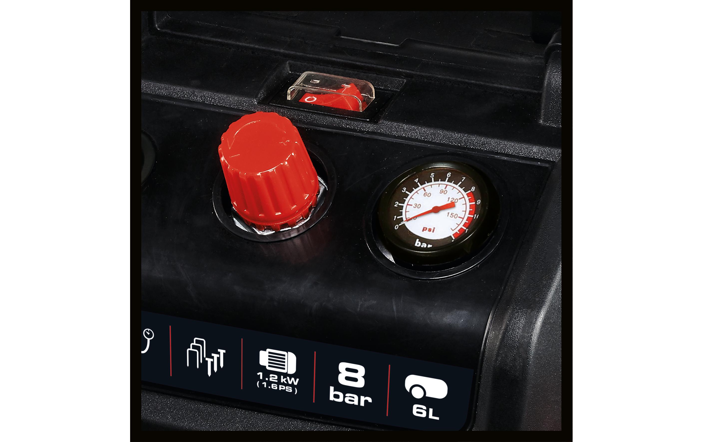 Einhell Kompressor TC-AC 190/6/8 OF Set