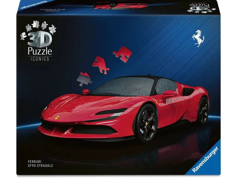 Ravensburger 3D Puzzle Iconics Ferrari SF90 Stradale Ravensburger 3D Puzzle Iconics Ferrari SF90 Stradale
