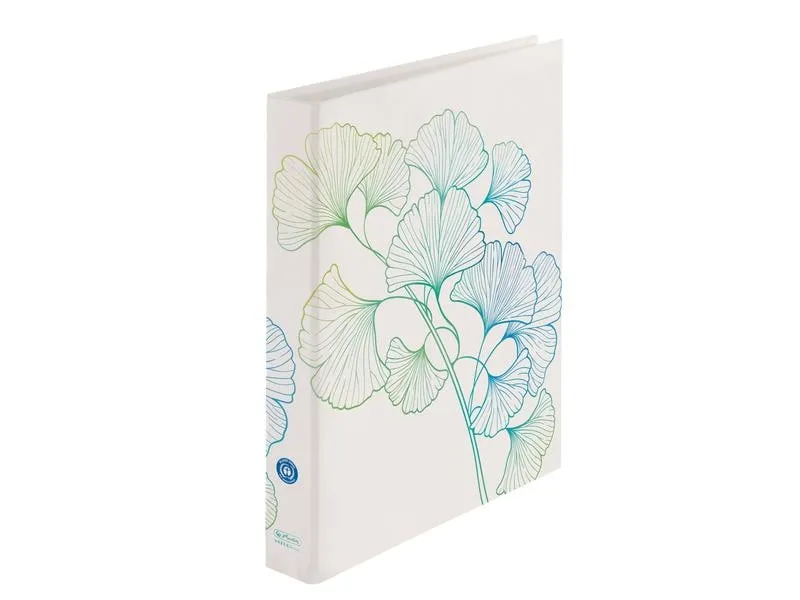 Herlitz Ringbuch MaX GREENline Ginkgo 2.5 cm, Blau/Grün/Weiss Herlitz Ringbuch MaX GREENline Ginkgo 2.5 cm, Blau/Grün/Weiss