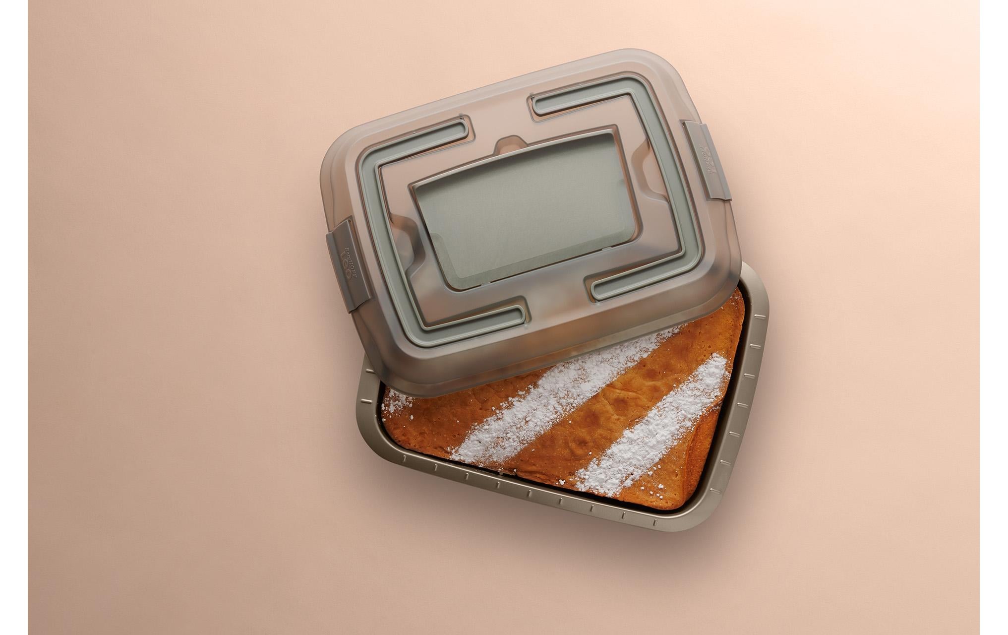 BergHOFF Cake-Backform Leo Balance mit Deckel und Spatel 38.5 x 29 cm