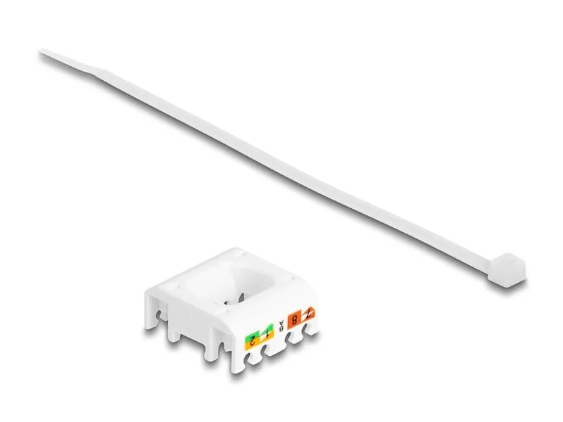 Delock Keystone-Modul RJ45 zu LSA Cat.6A Slim werkzeugfrei Delock Keystone-Modul RJ45 zu LSA Cat.6A Slim werkzeugfrei