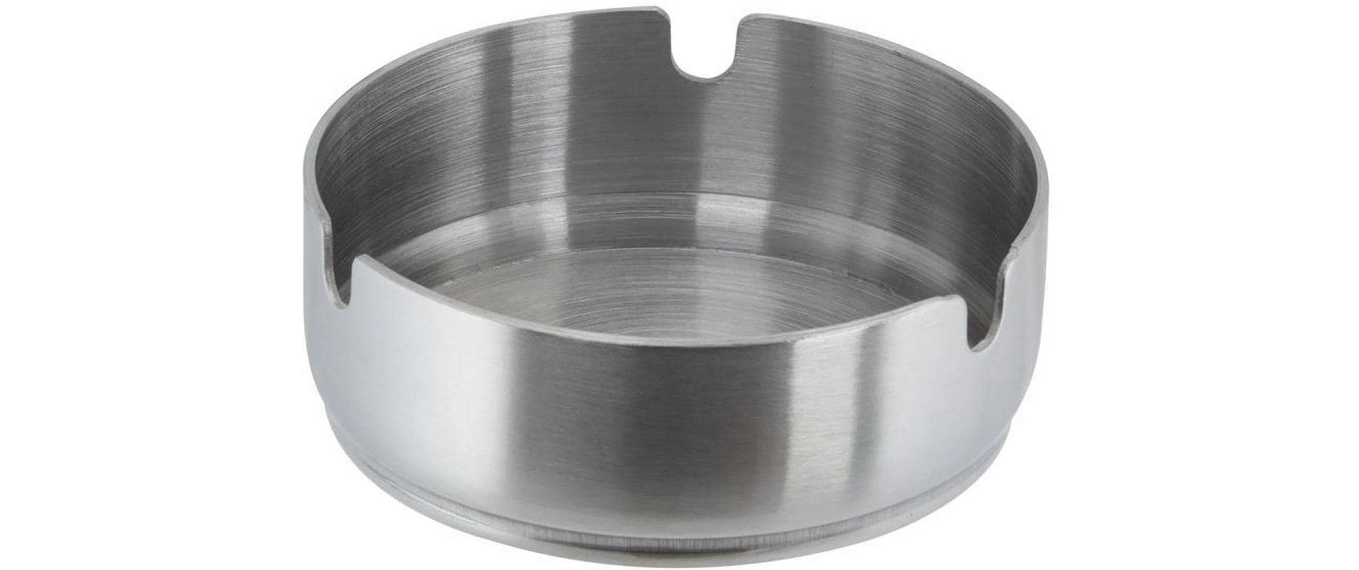 APS Aschenbecher Atlas 8 cm, Silber