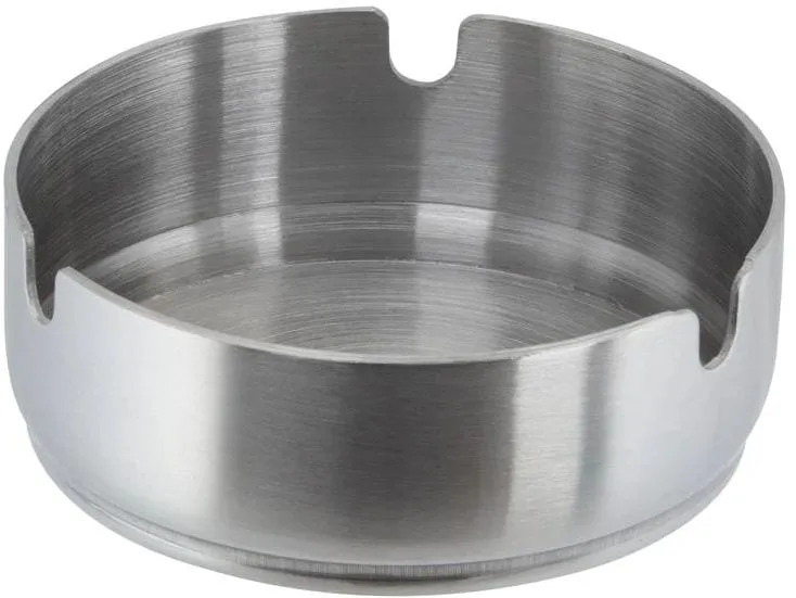 APS Aschenbecher Atlas 8 cm, Silber