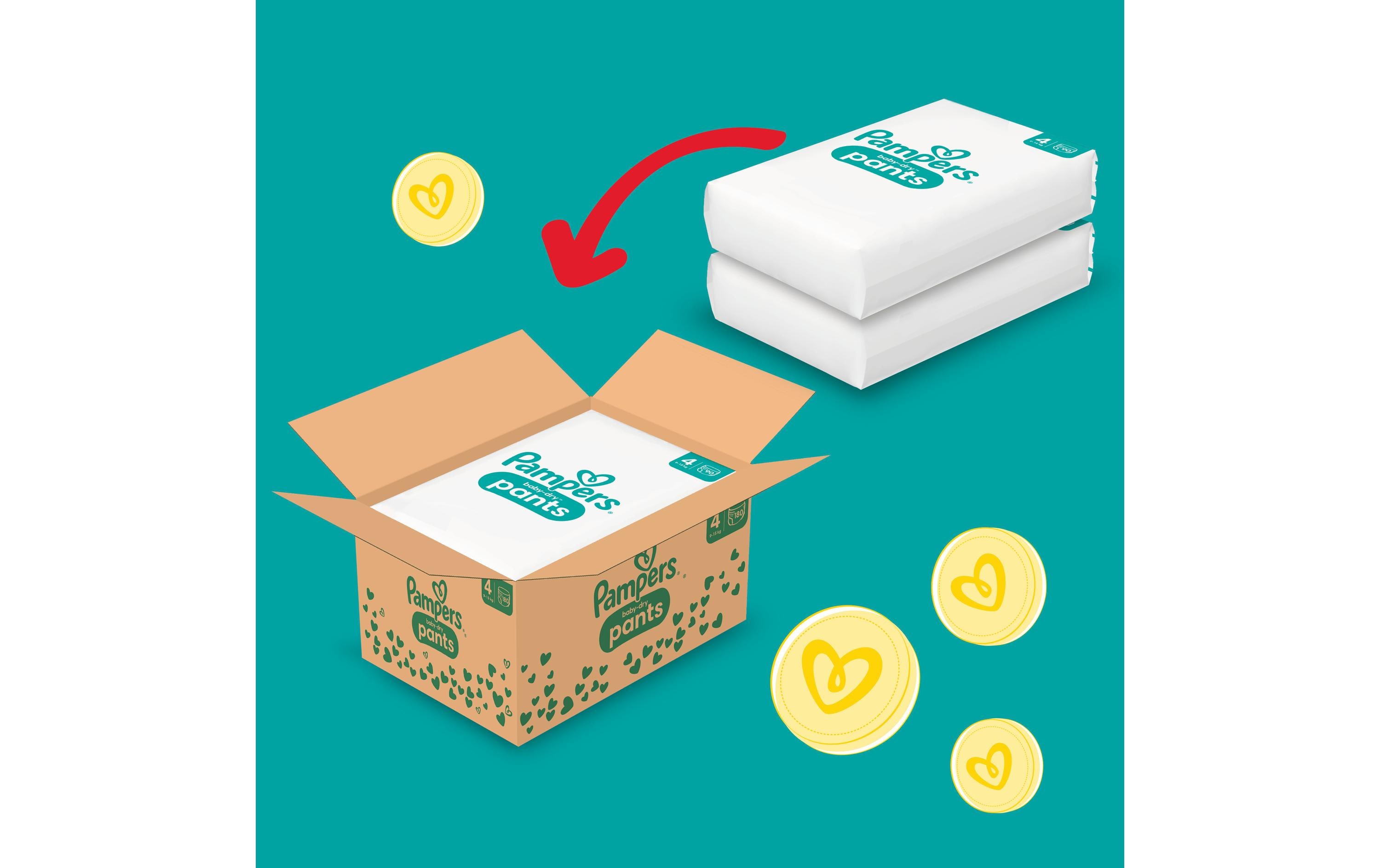 Pampers Windeln Baby Dry Pants Maxi Grösse 4 Pampers Windeln Baby Dry Pants Maxi Grösse 4