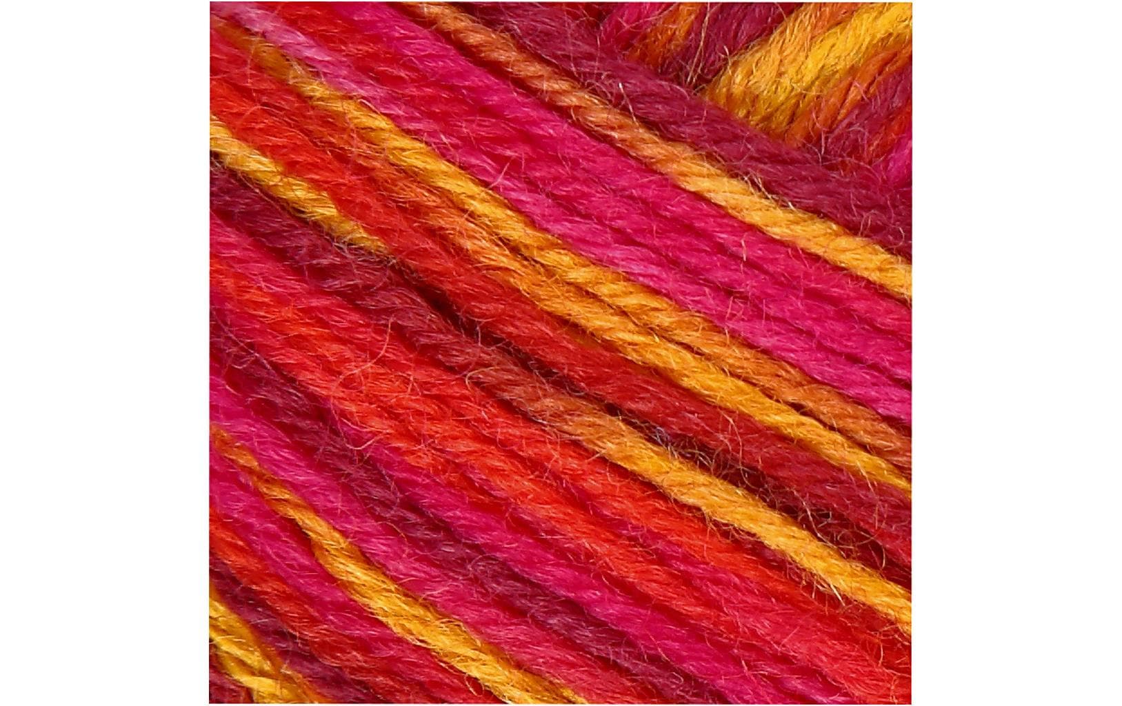 Creativ Company Wolle 50 g für Socken, Rot/Orange Creativ Company Wolle 50 g für Socken, Rot/Orange