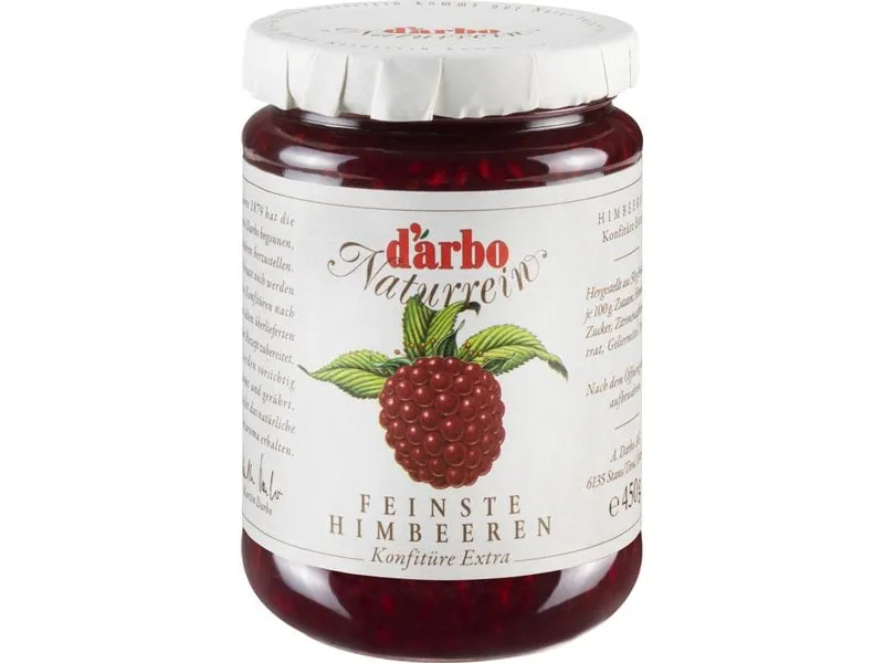 D'arbo Himbeer Konfitüre Extra, naturrein