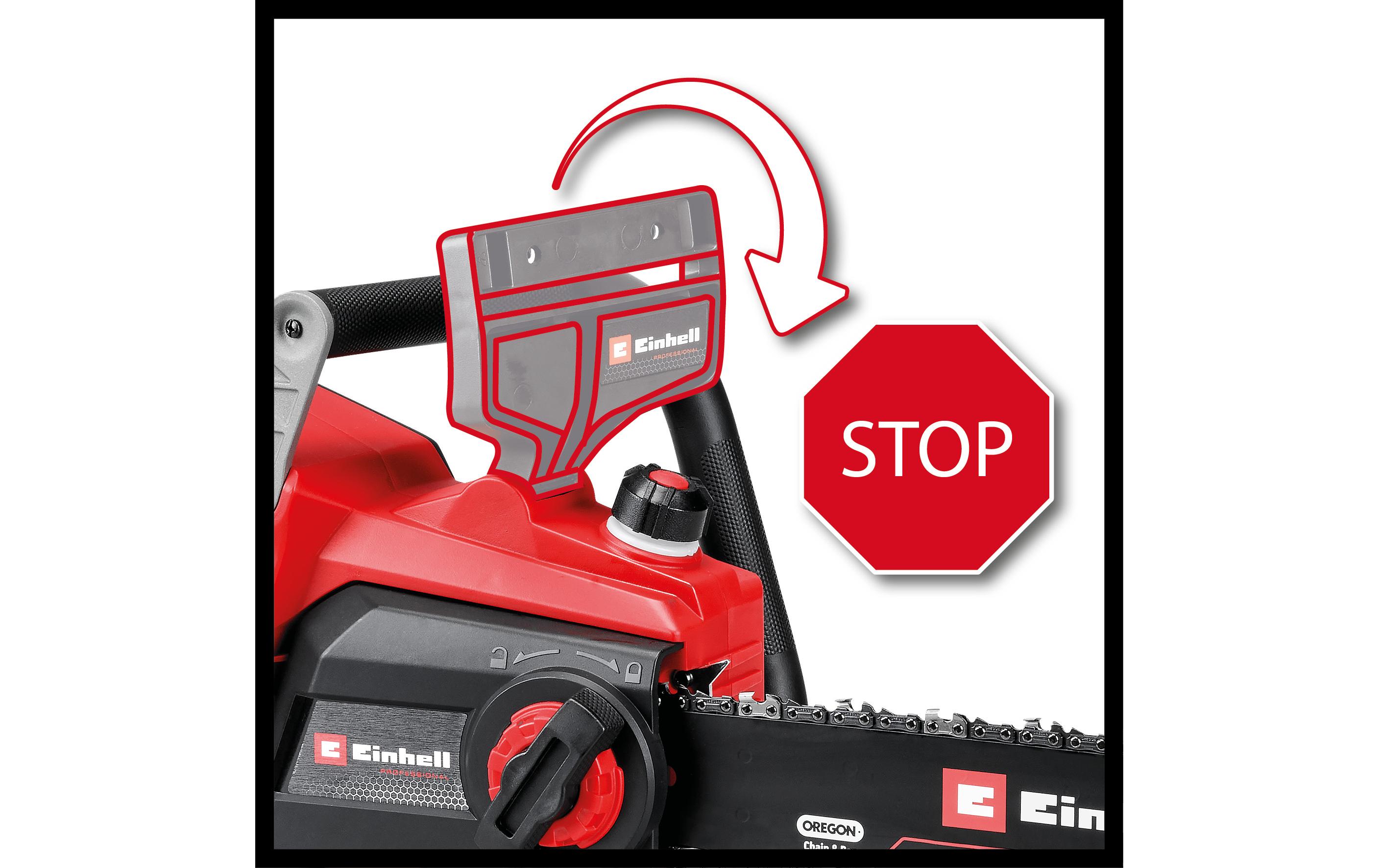 Einhell Professional Akku-Kettensäge GP-LC 36/40 Li BL 2 x 4.0Ah+Twinch Kit