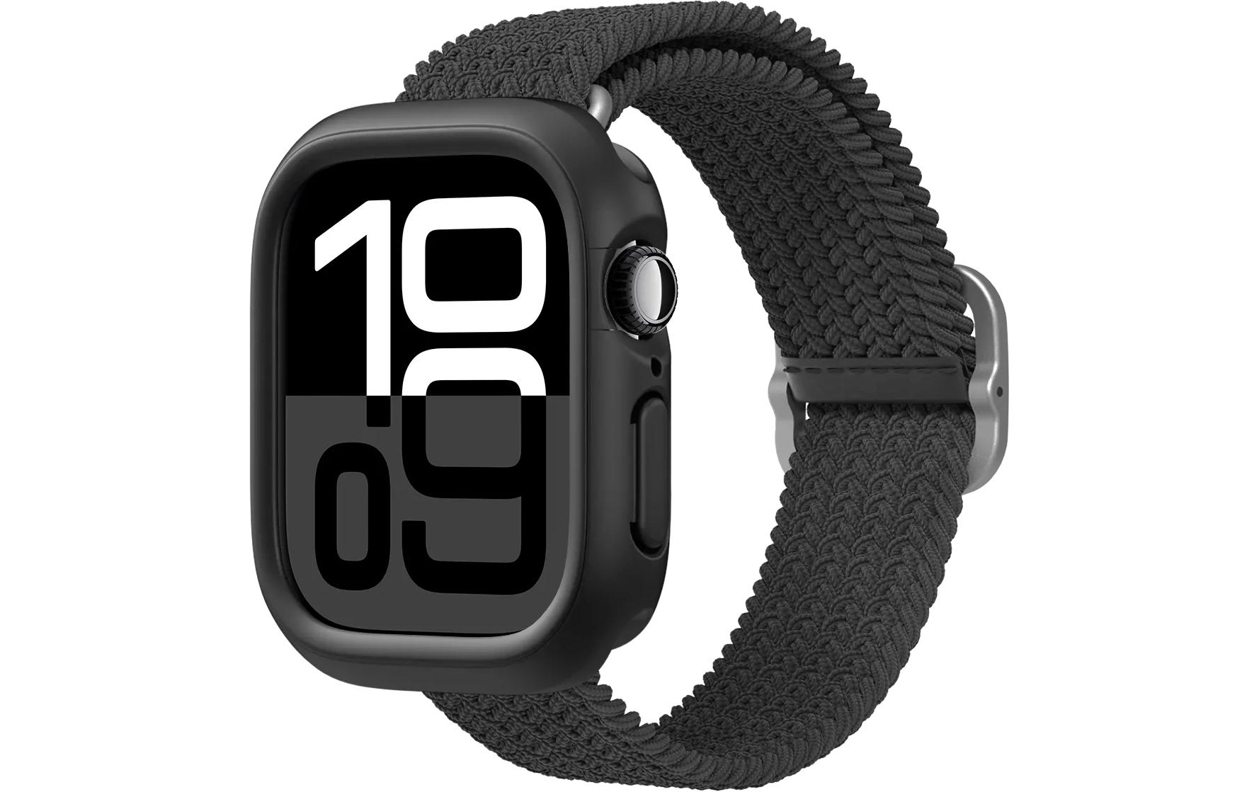 Rhinoshield Displayschutz Bumper Case Apple Watch 10 42 mm Black