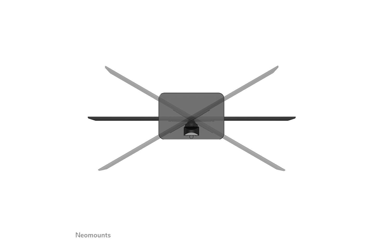 NEOMOUNTS Tischständer DS45-430BL12 Schwarz