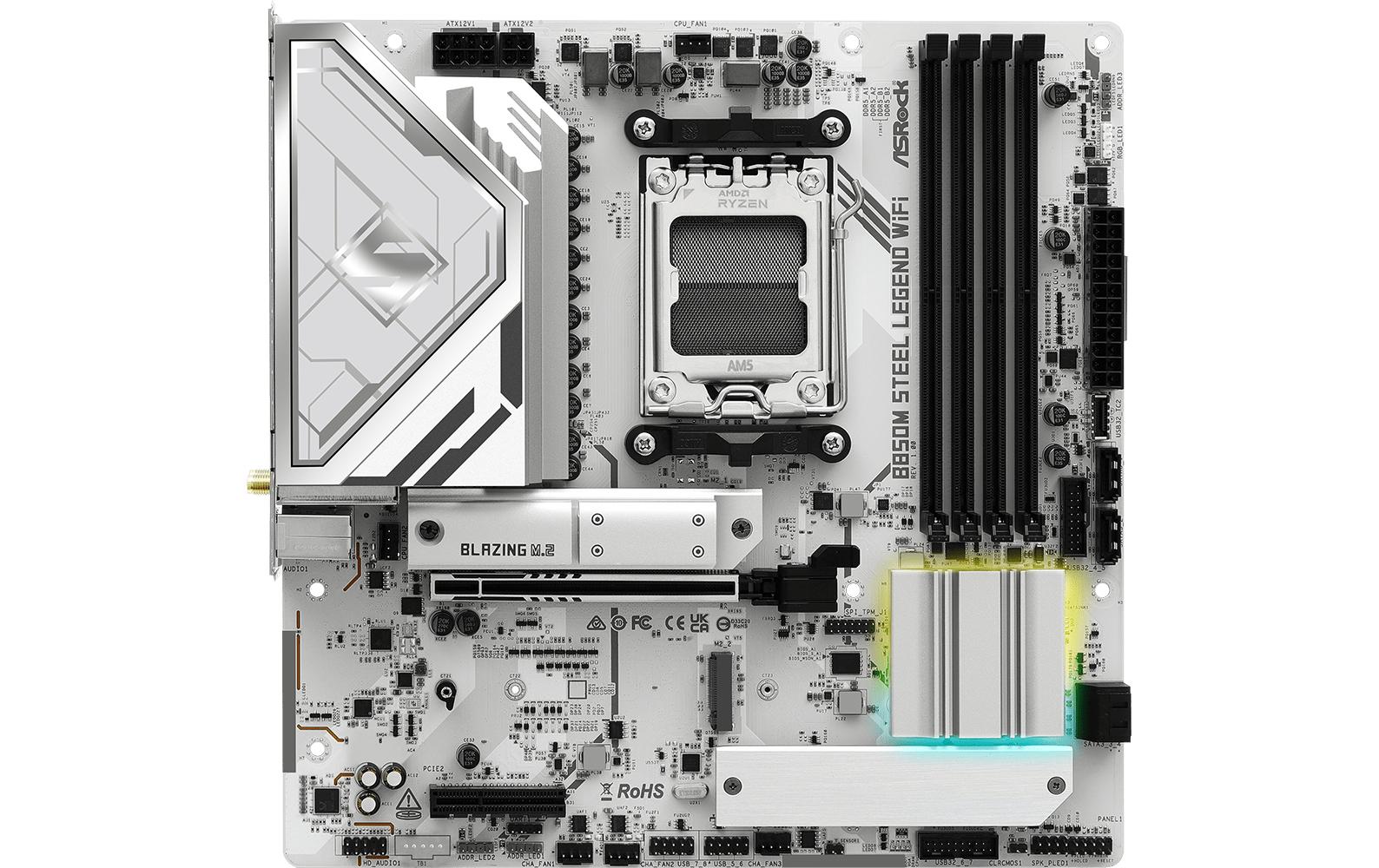 ASRock Mainboard B850M Steel Legend WiFi