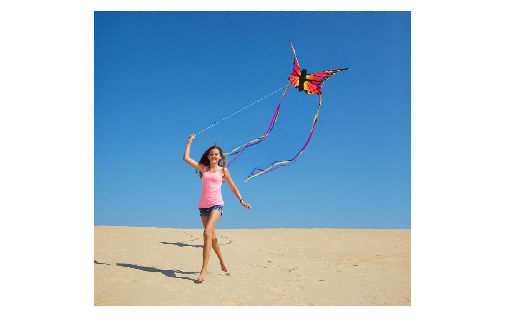 Invento-HQ Einleinerdrachen Butterfly Ruby, L