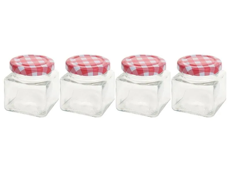 FURBER Einmachglas 75 ml, 4 Stück