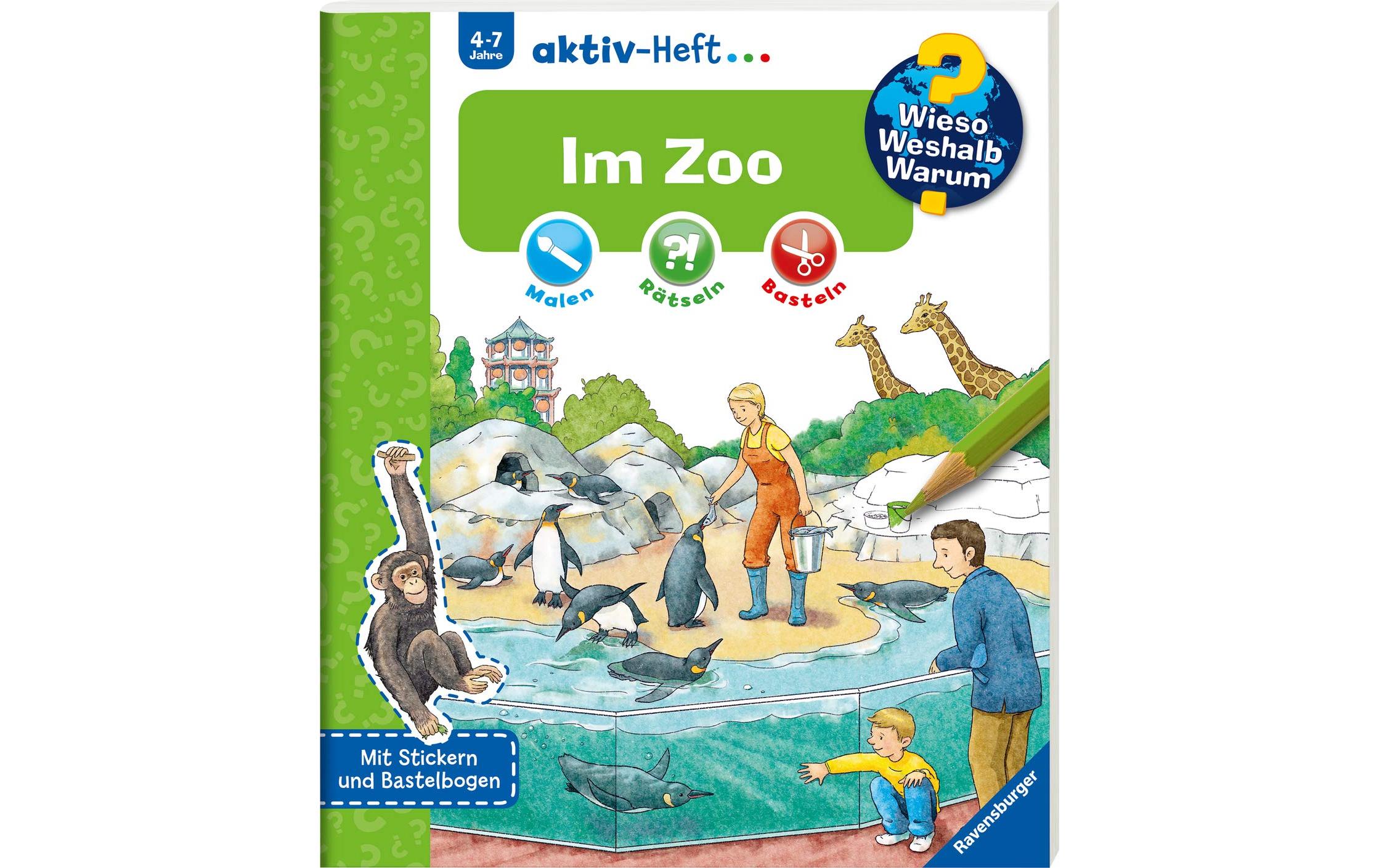 Ravensburger Kinder-Sachbuch WWW Aktiv-Heft: Im Zoo Ravensburger Kinder-Sachbuch WWW Aktiv-Heft: Im Zoo