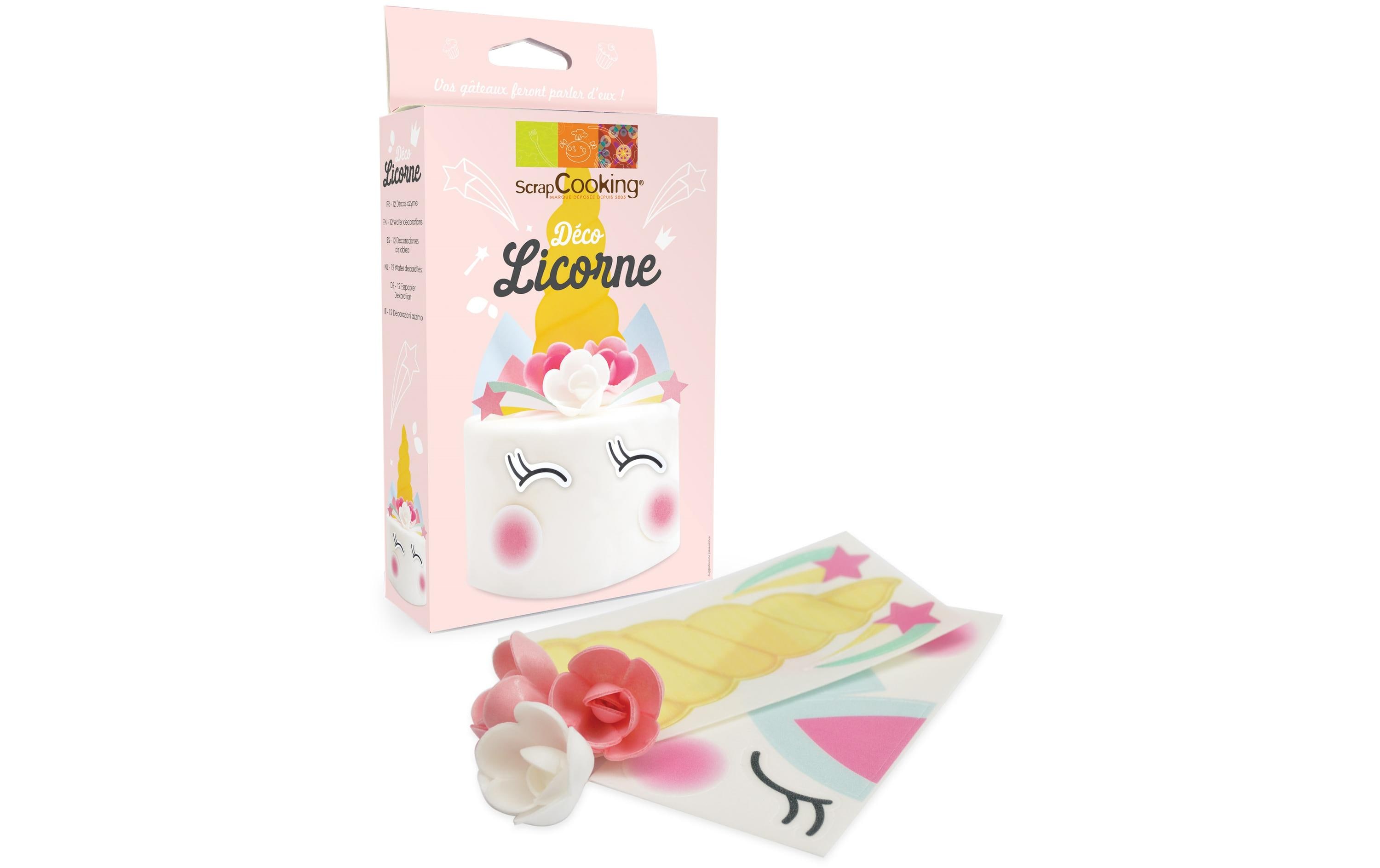 ScrapCooking Oblaten Dekoset «Einhorn» 12-teilig ScrapCooking Oblaten Dekoset «Einhorn» 12-teilig