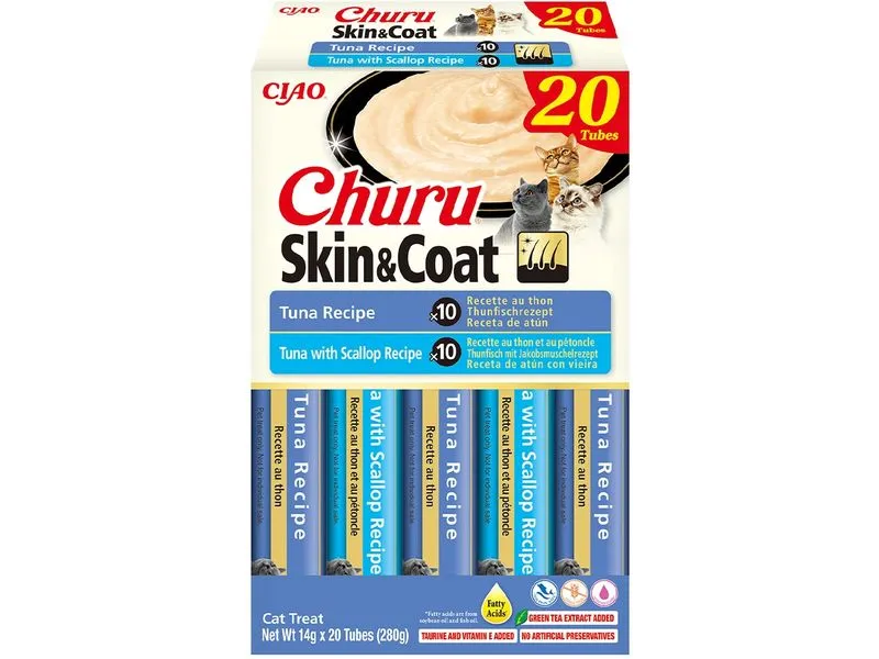 CIAO Churu Skin und Coat Megapack Thunfisch 20 x 14 g