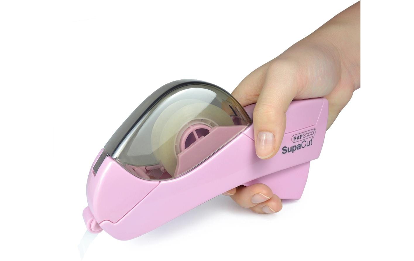 Rapesco SupaCut Klebebandspender und 2 Klebebandrollen Rosa