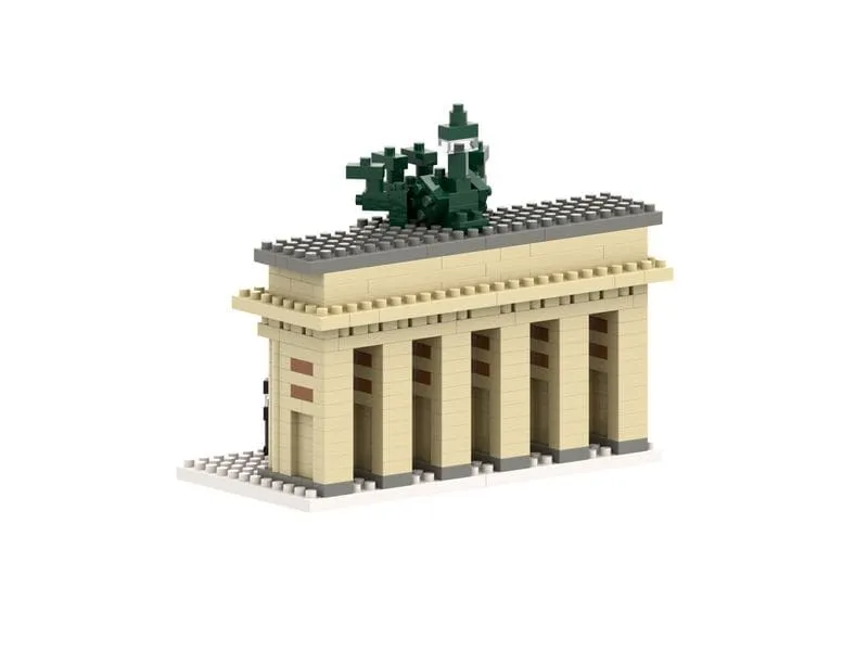 BRIXIES Bausteinmodell Brandenburger Tor aus 570 Bausteinen