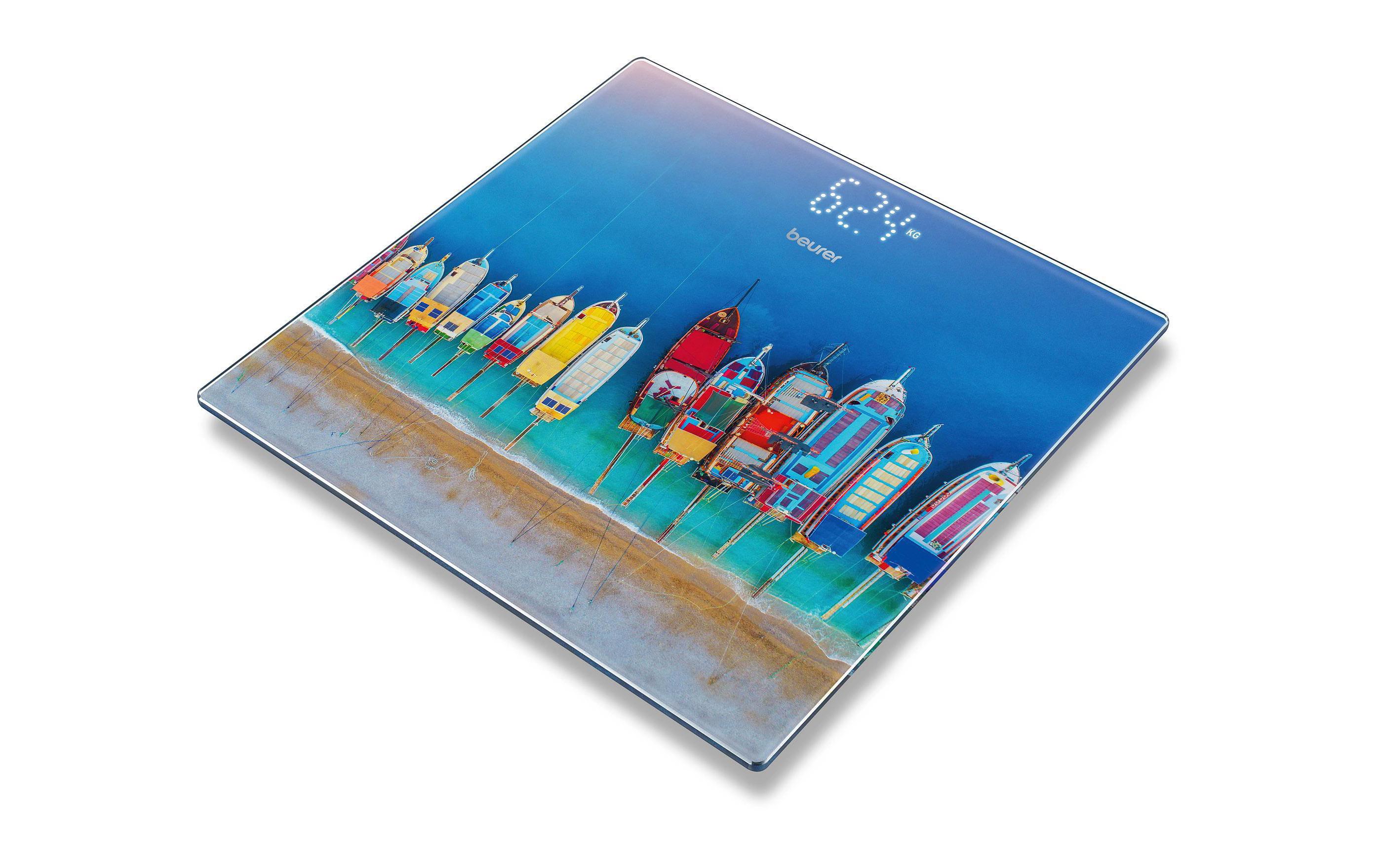 Beurer Personenwaage GS215 Boats Blau; Mehrfarbig Beurer Personenwaage GS215 Boats Blau; Mehrfarbig