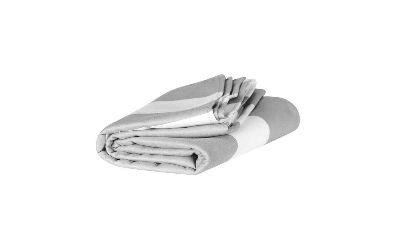 Dock & Bay Strandtuch Cabana 200 cm x 90 cm, Grau, Weiss