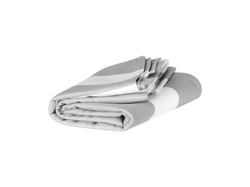 Dock & Bay Strandtuch Cabana 200 cm x 90 cm, Grau, Weiss Dock & Bay Strandtuch Cabana 200 cm x 90 cm, Grau, Weiss