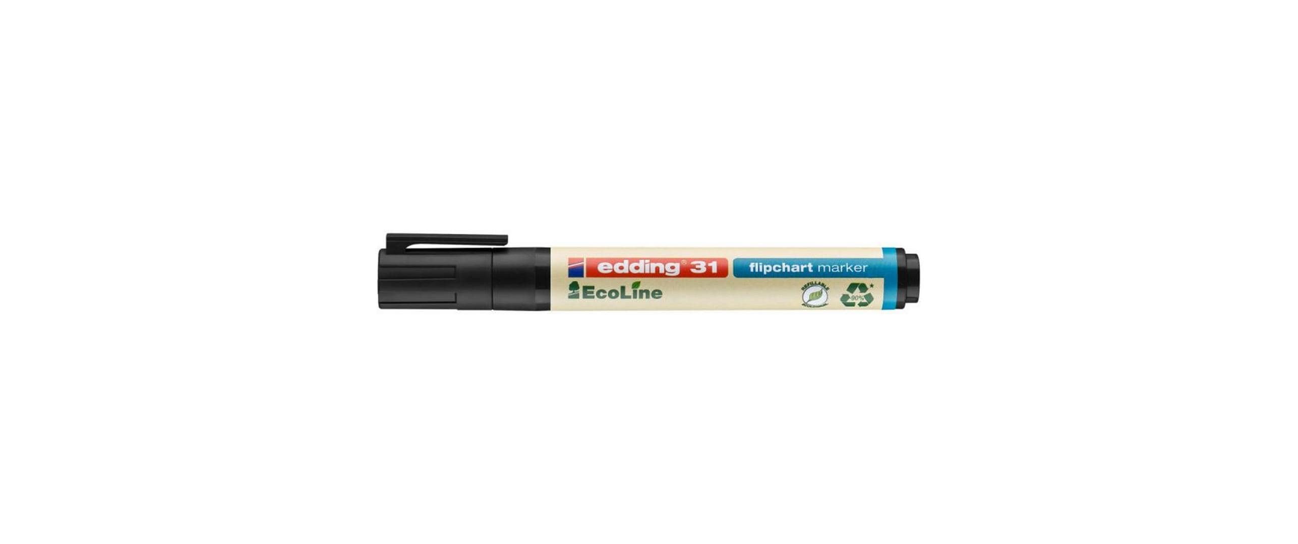 edding Flipchart-Marker 31 EcoLine Schwarz