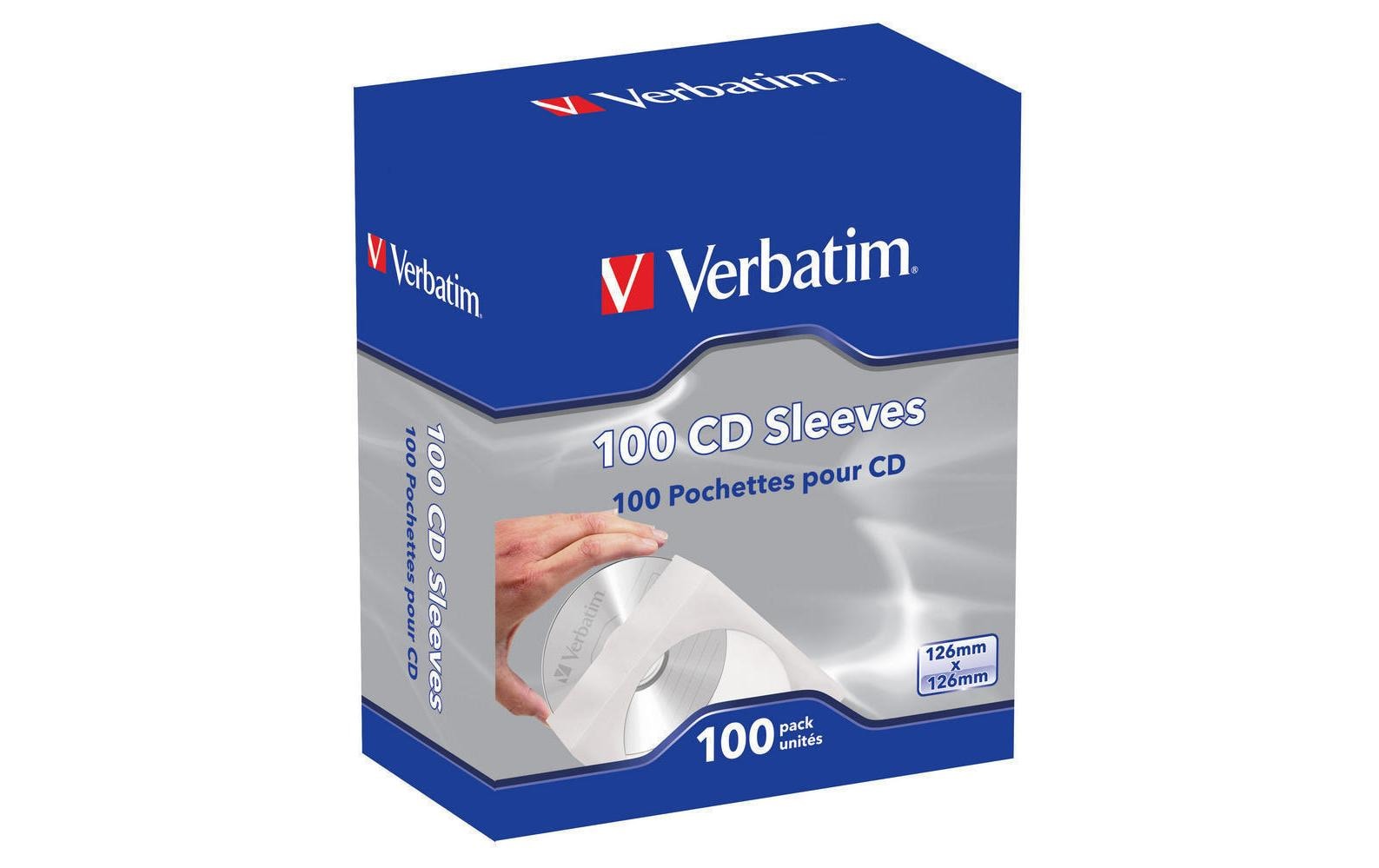 Verbatim CD-Tasche 49976 Weiss Verbatim CD-Tasche 49976 Weiss