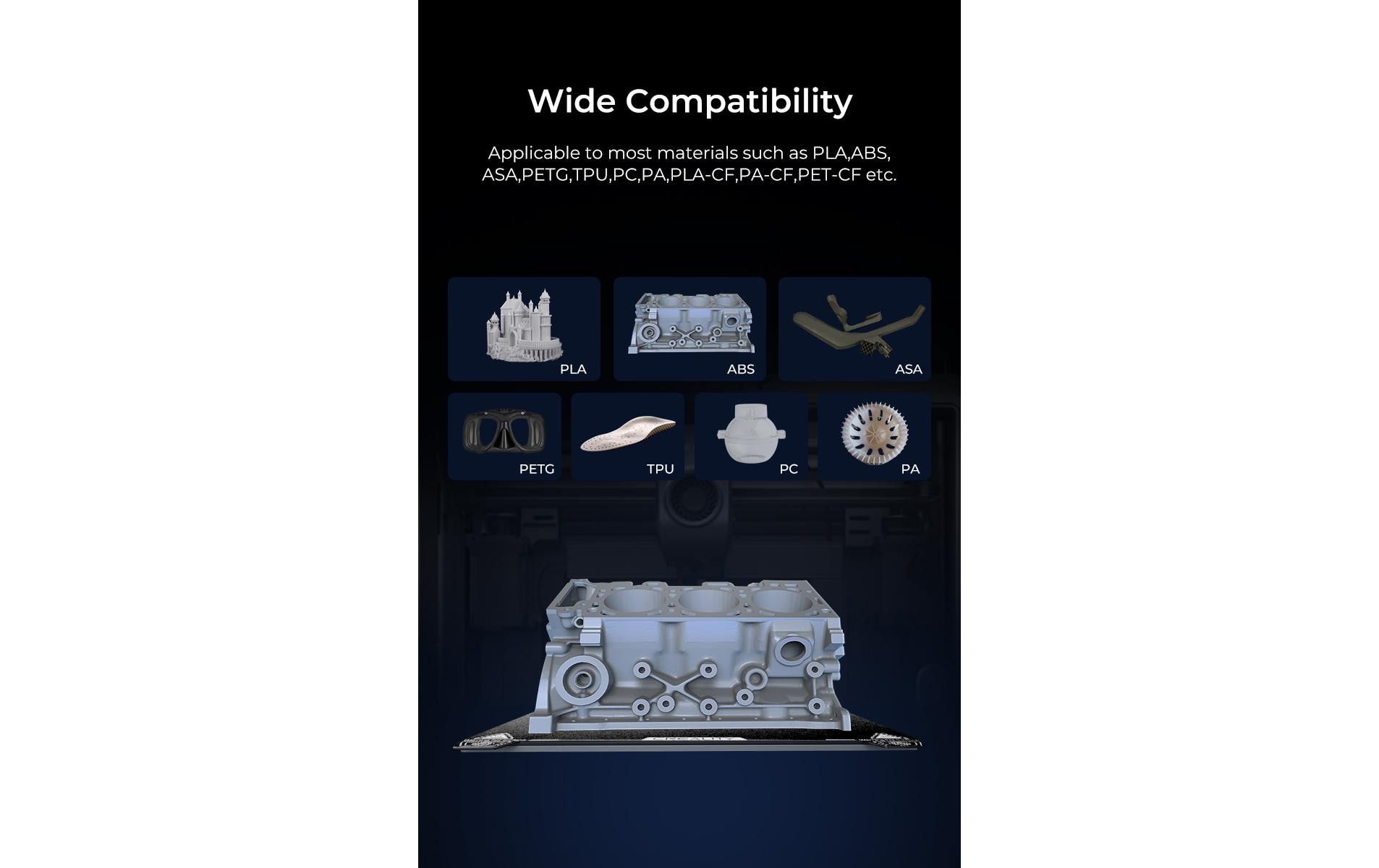 Creality Druckplattform K1C PEI Bauplatte