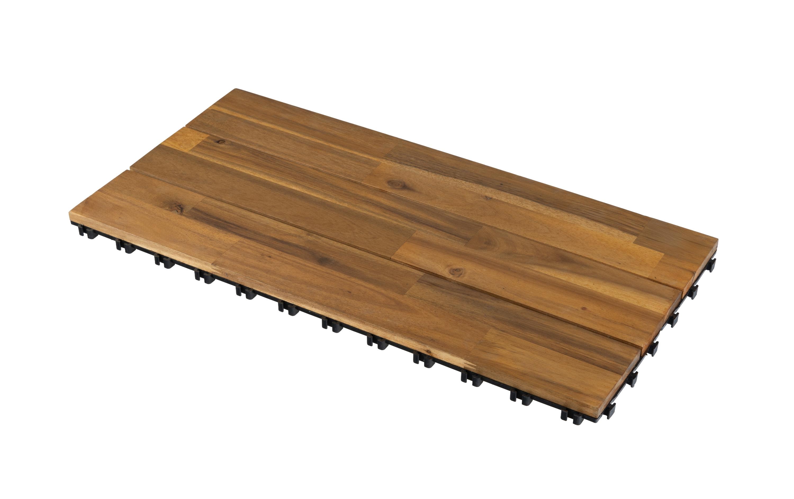 COCON Balkon-& Terrassenplatten Akazie, 60 x 30 cm, 6 Stück COCON Balkon-& Terrassenplatten Akazie, 60 x 30 cm, 6 Stück