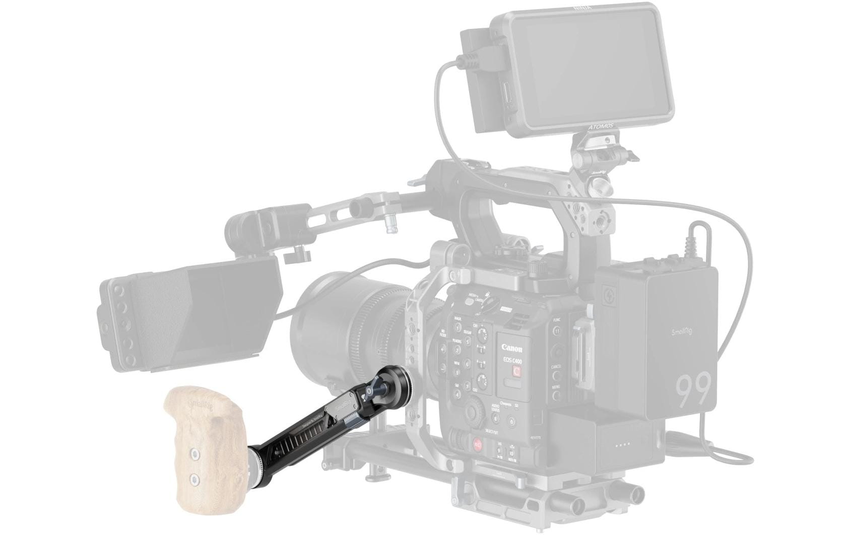 Smallrig Adapter Shoulder Rig Extension Arm mit Arri Rosette 2 Stück